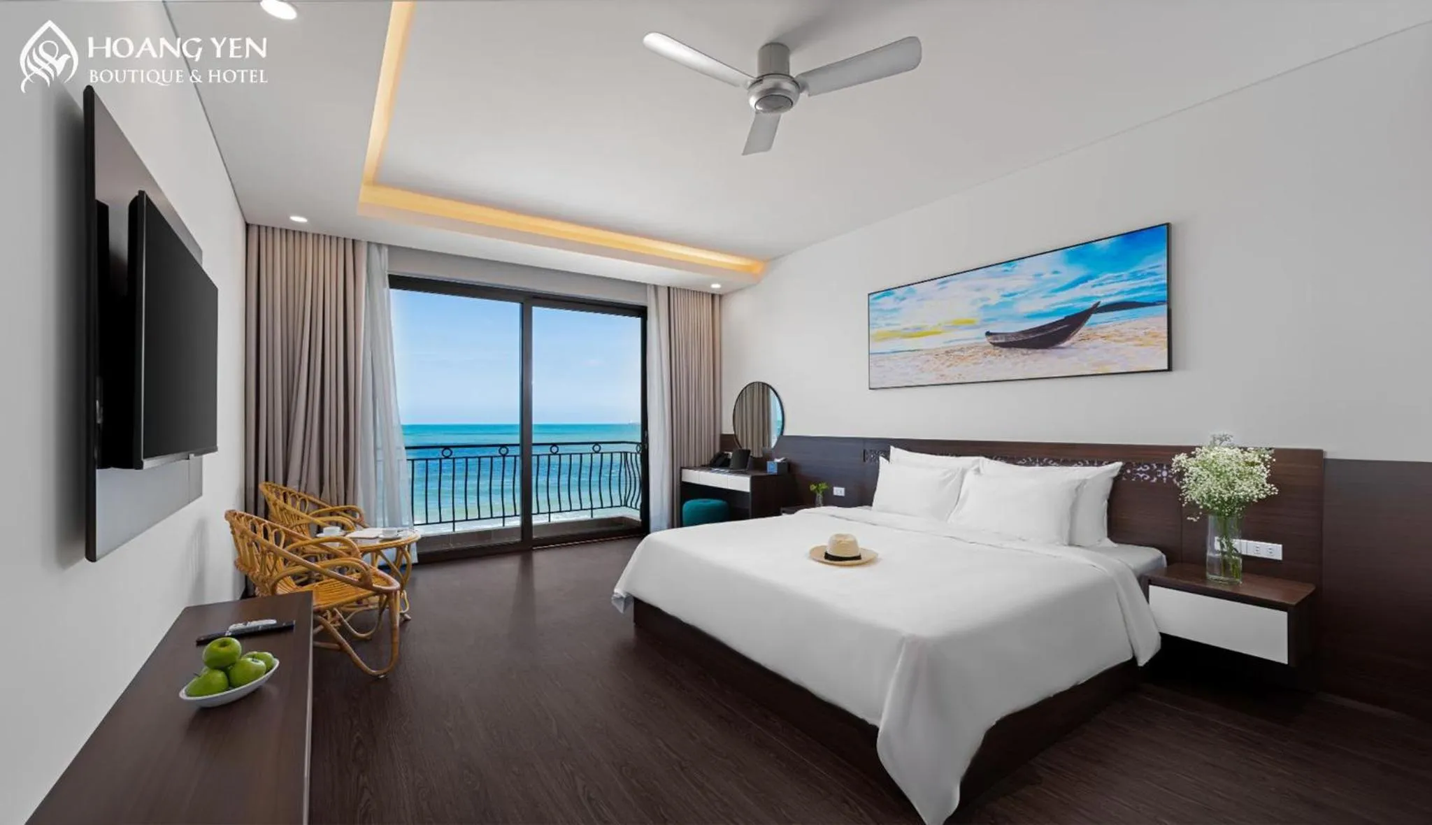 Bedroom, Bed in Hoang Yen Boutique Hotel