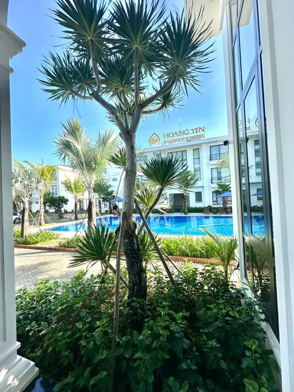 Patio in Hoang Yen Boutique Hotel