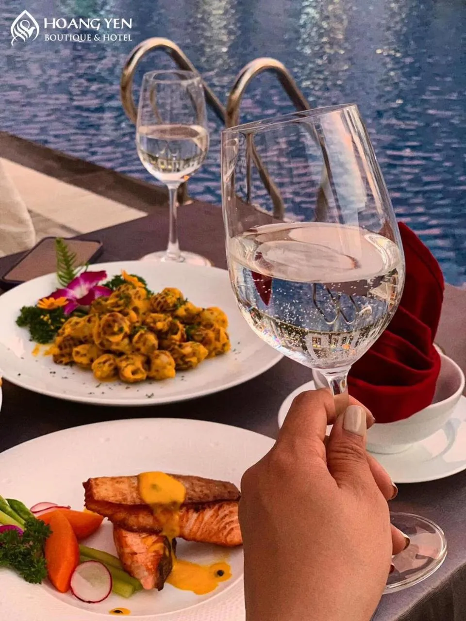 Restaurant/places to eat in Hoang Yen Boutique Hotel