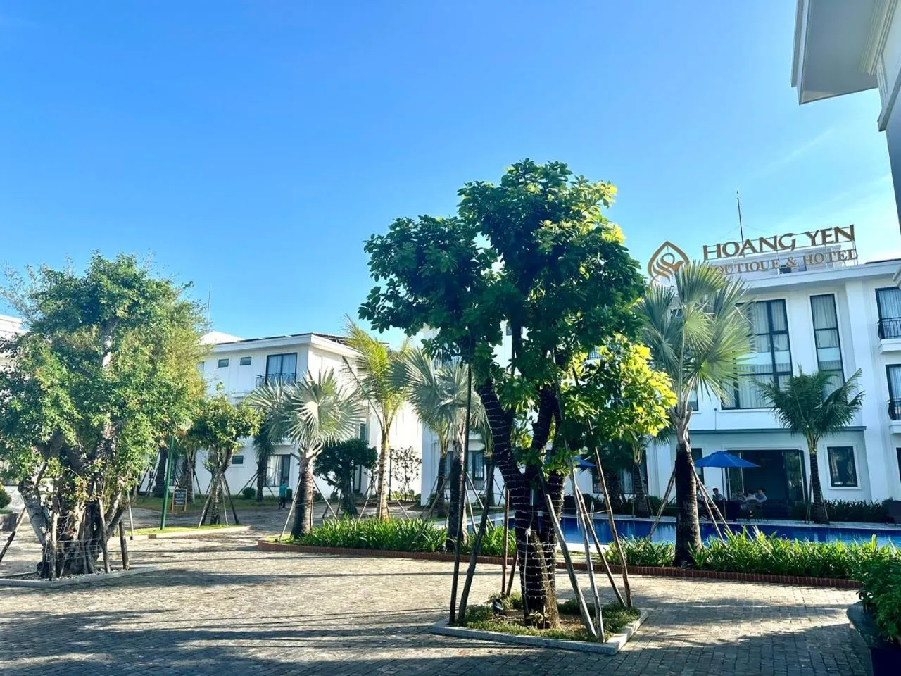 Patio in Hoang Yen Boutique Hotel