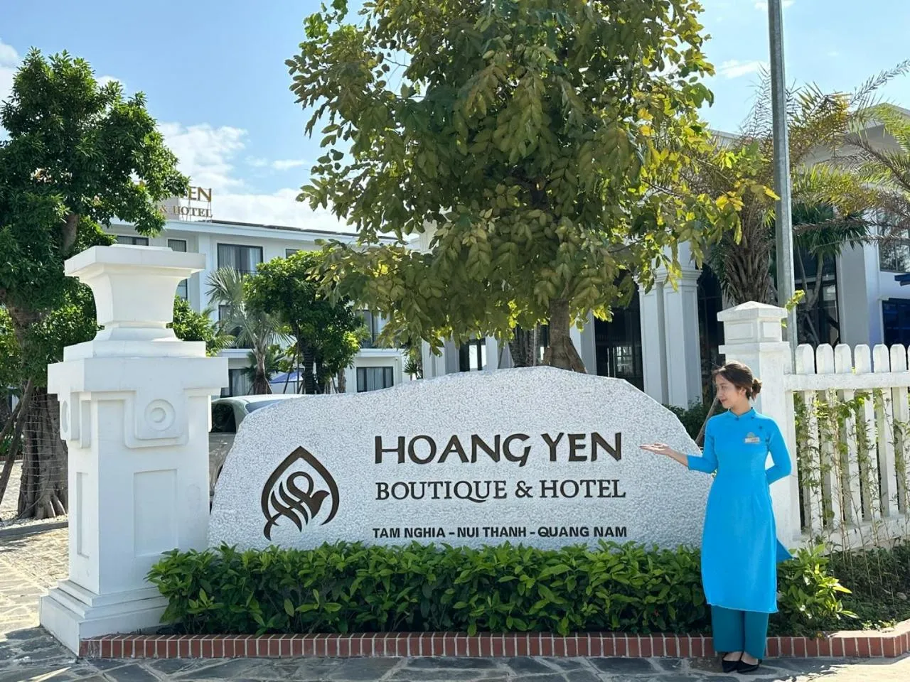 Property building in Hoang Yen Boutique Hotel