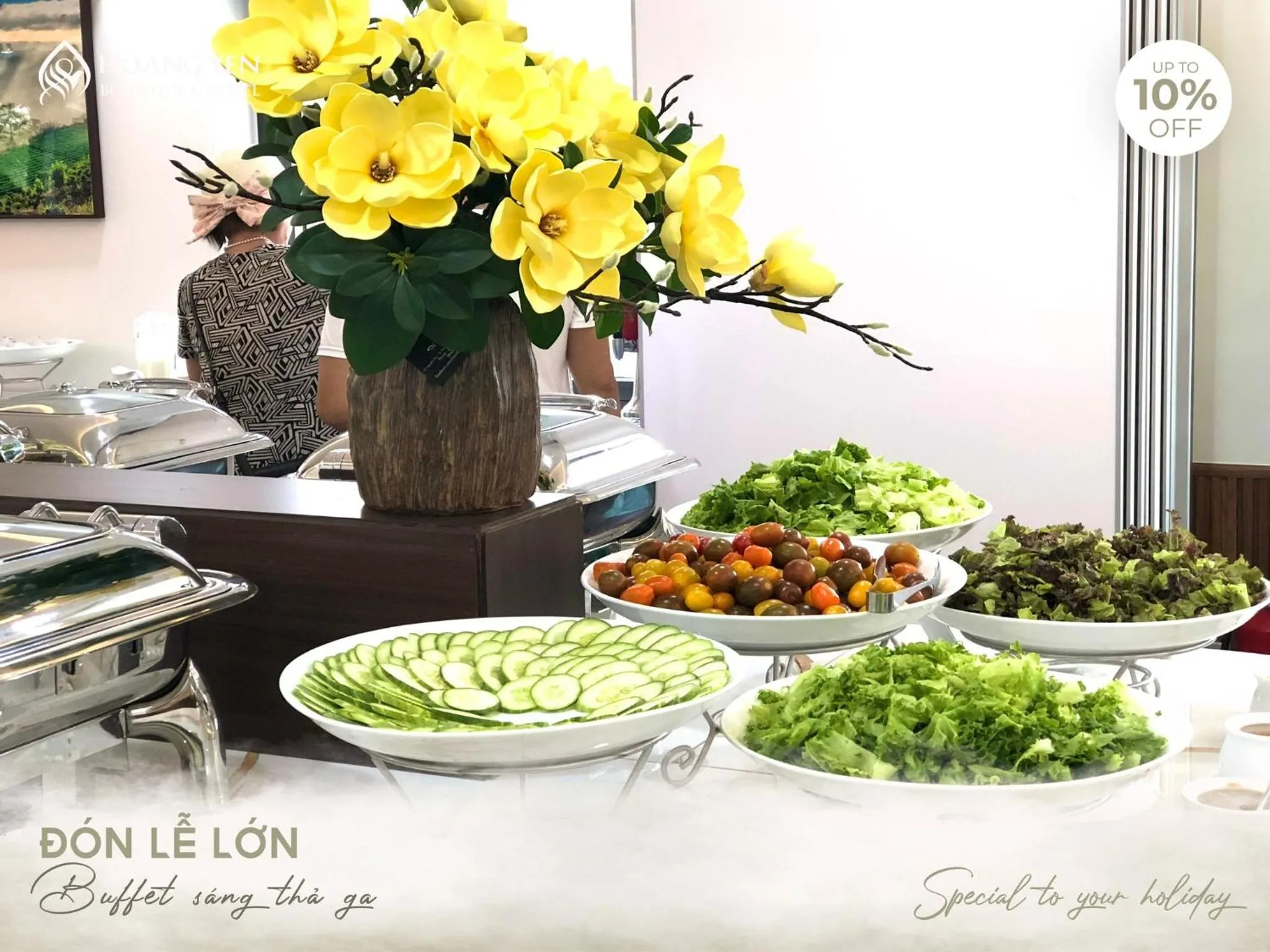 Restaurant/places to eat in Hoang Yen Boutique Hotel