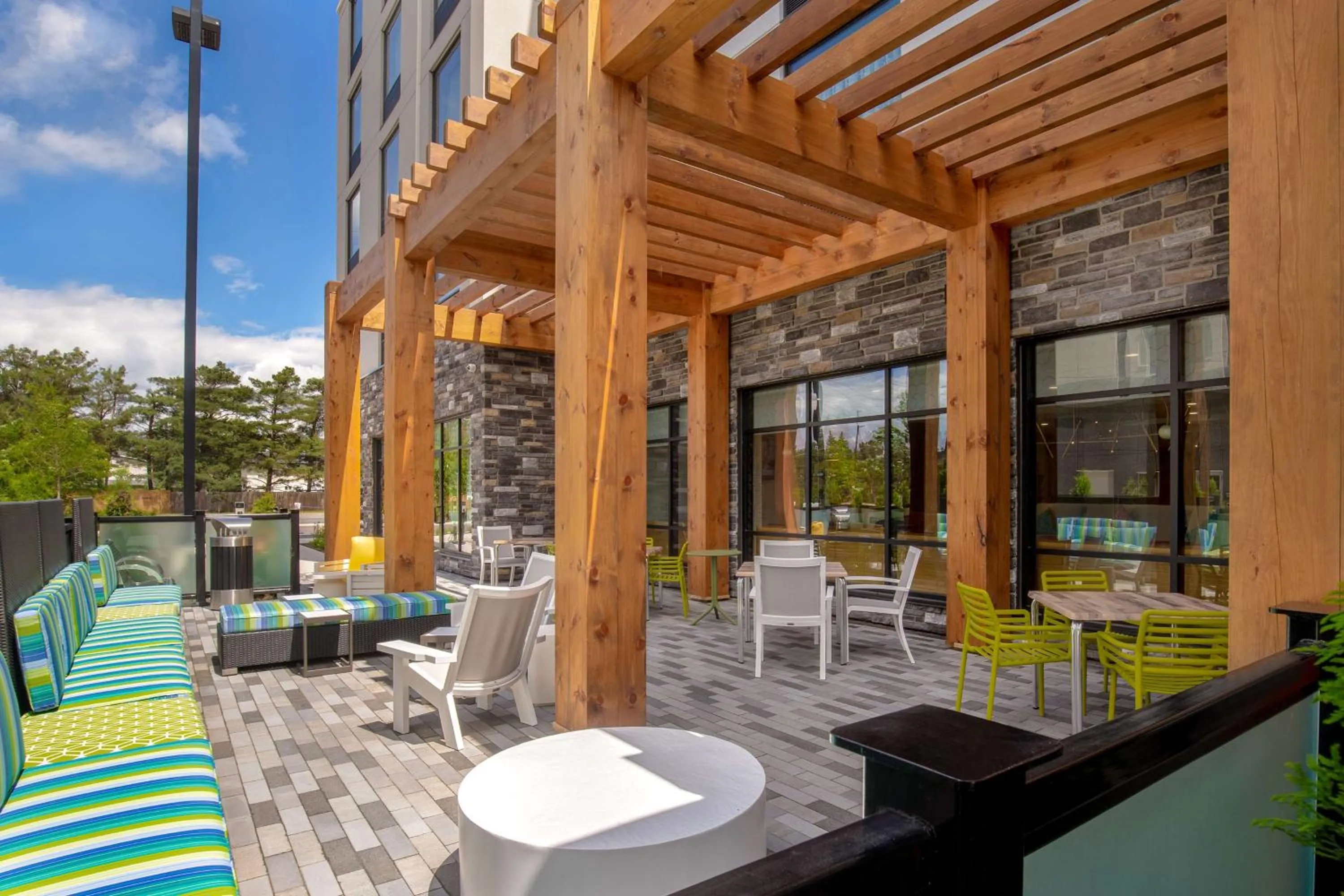 Patio in Home2 Suites By Hilton Thunder Bay