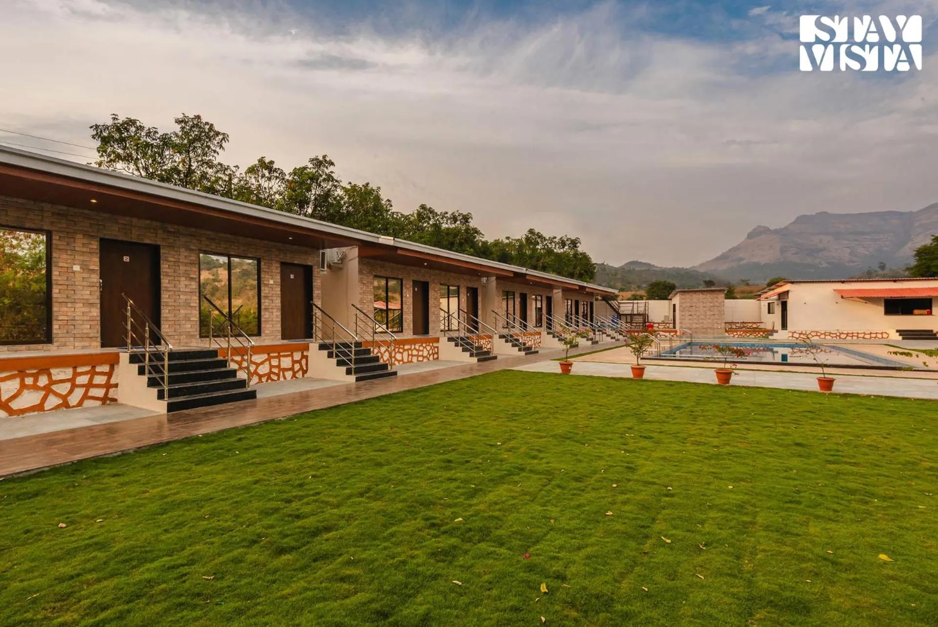 Garden view in Mango Splash by VEO - Part of StayVista