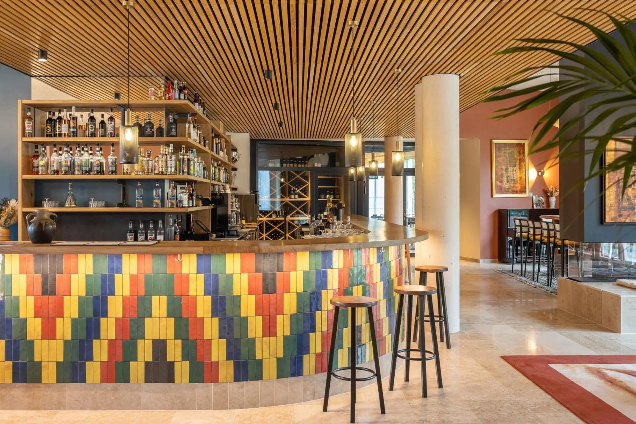 Lounge or bar in voco Beaune , Cité des Vins by IHG