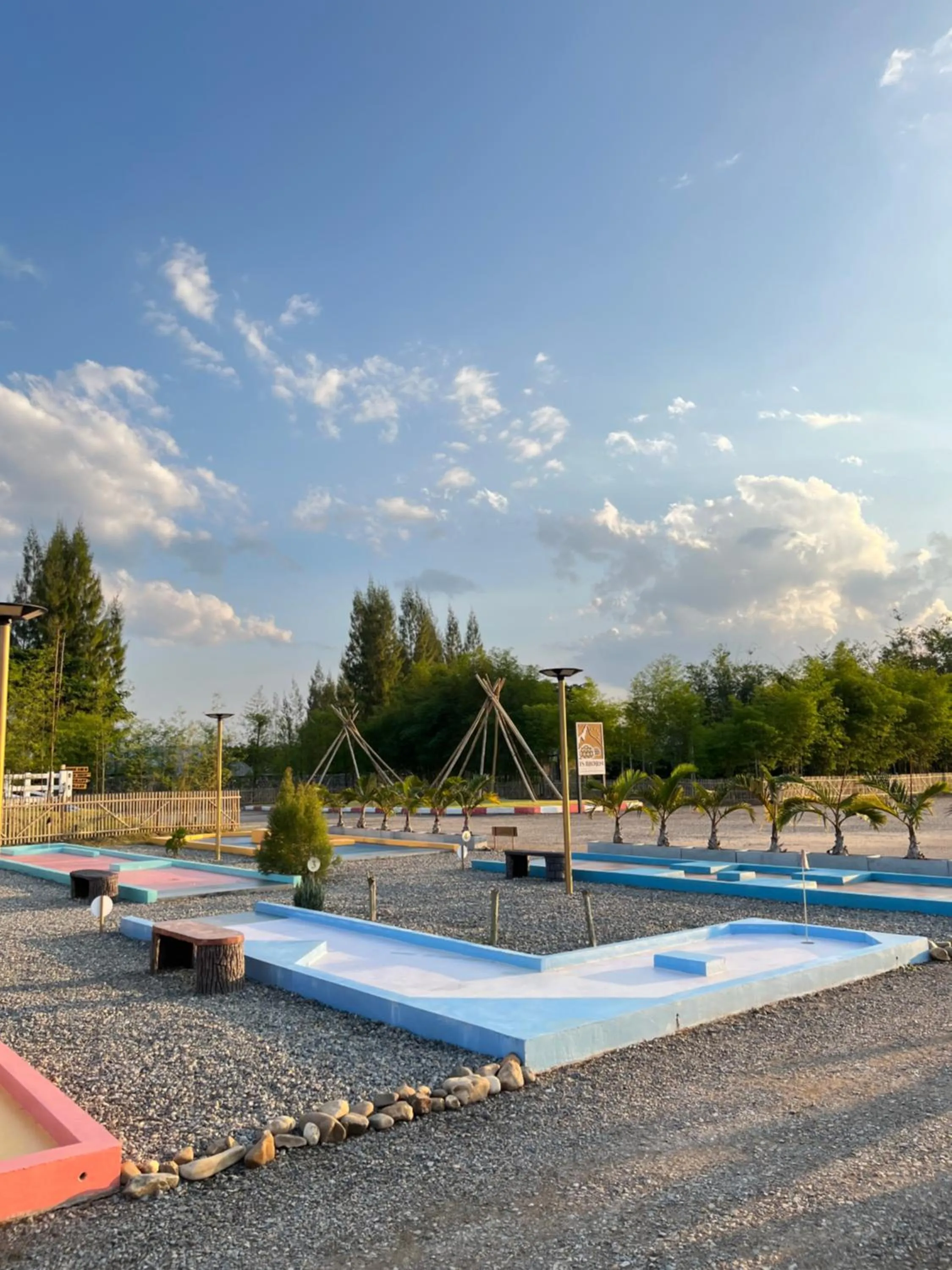 Minigolf in Isbjorn chiangdao