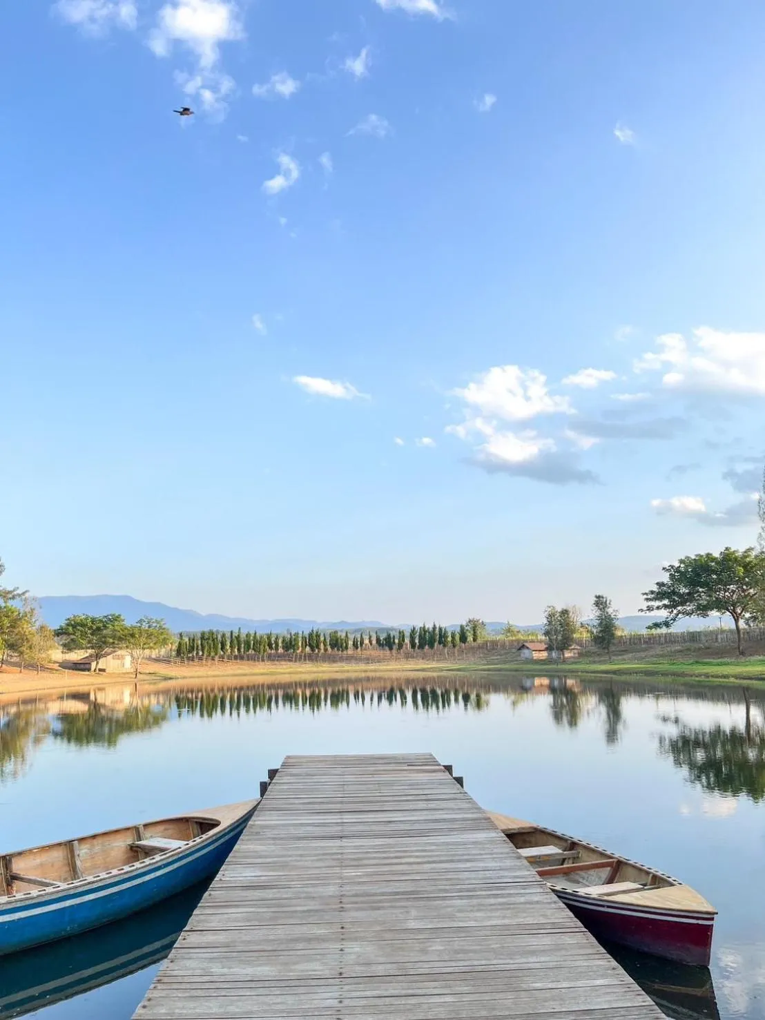 Inner courtyard view in Isbjorn chiangdao