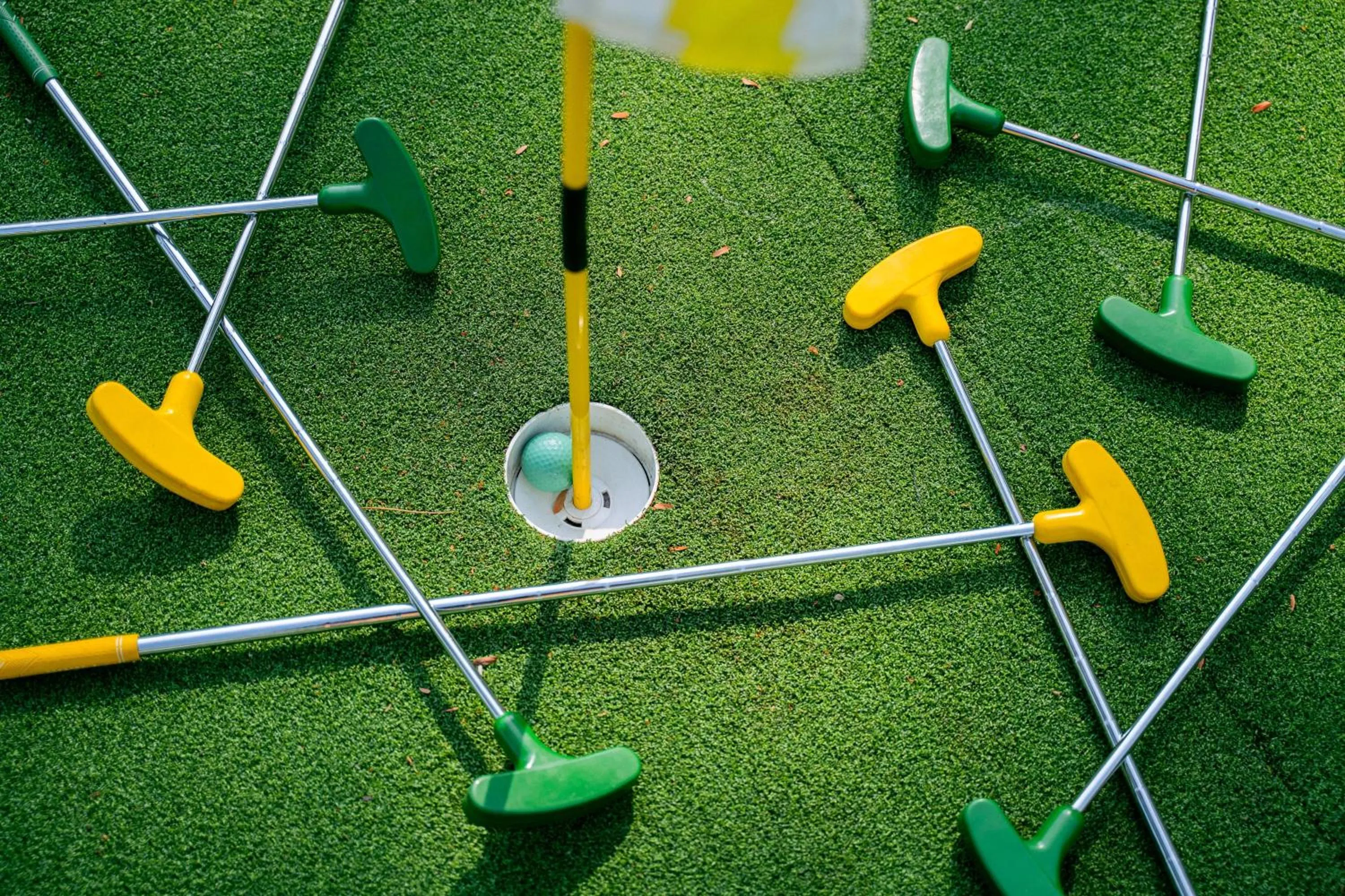 Minigolf in Rønne Vandrerhjem