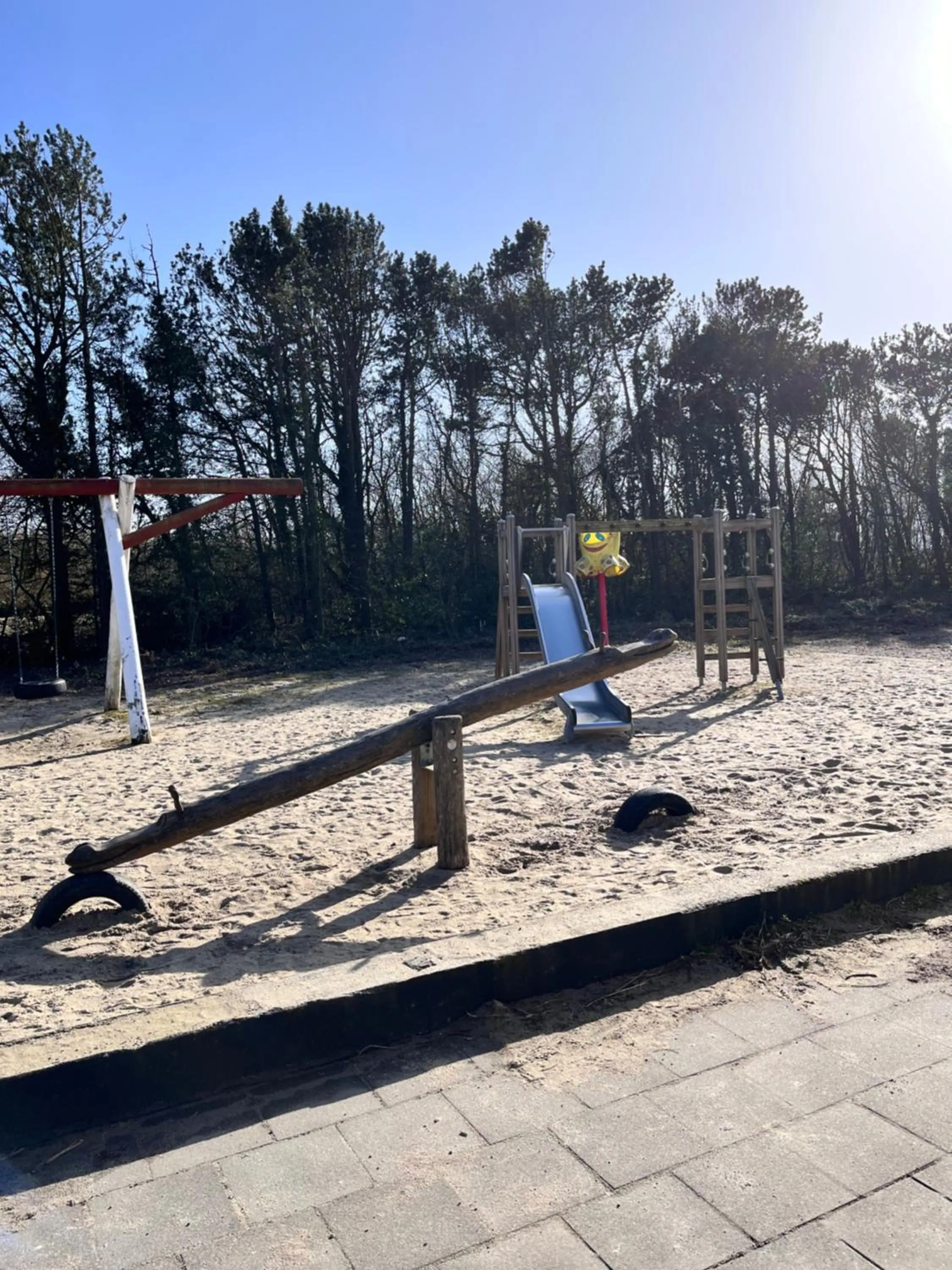 Children play ground in Rønne Vandrerhjem