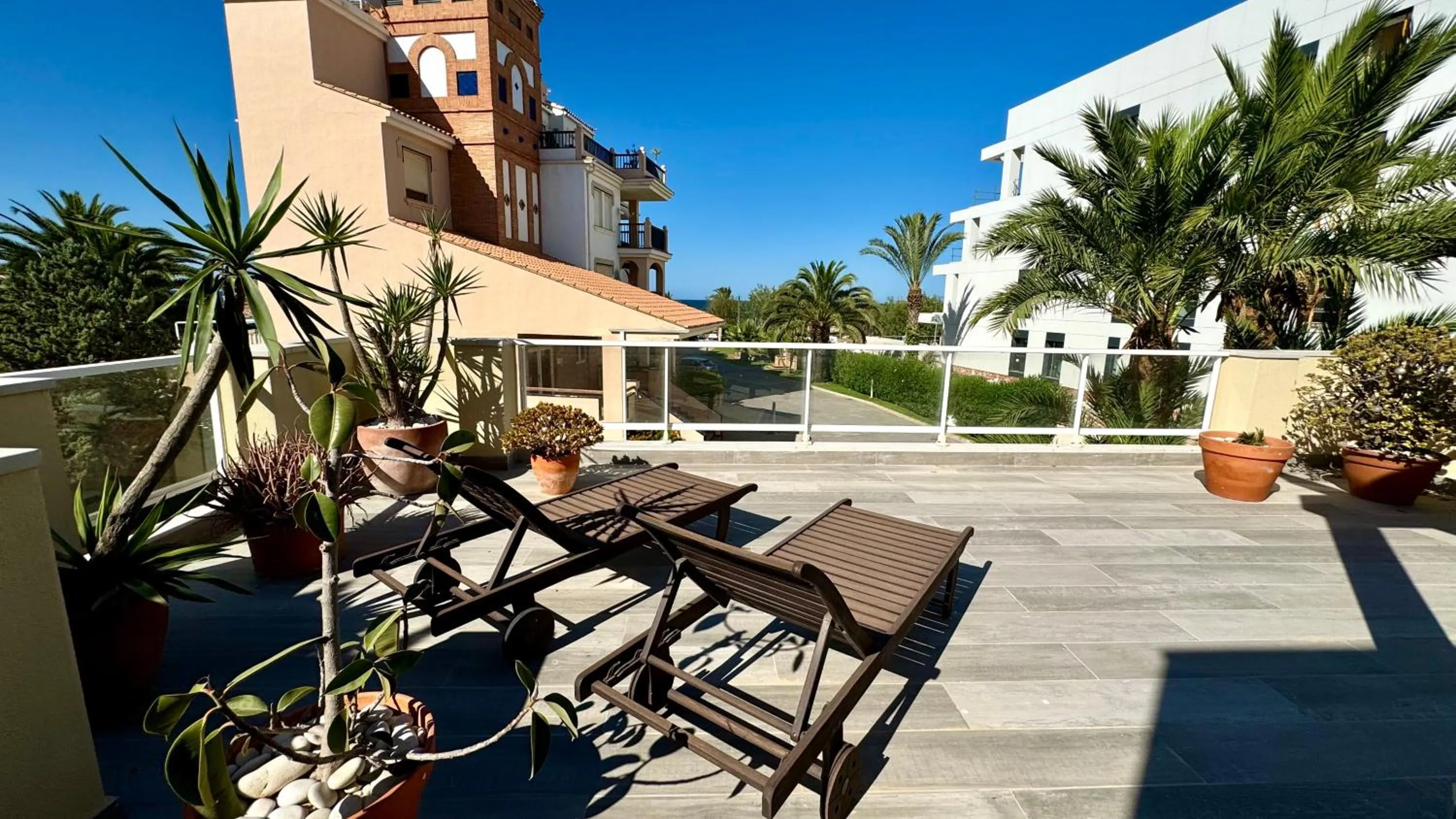Balcony/Terrace in Apartamentos Carlton VyB