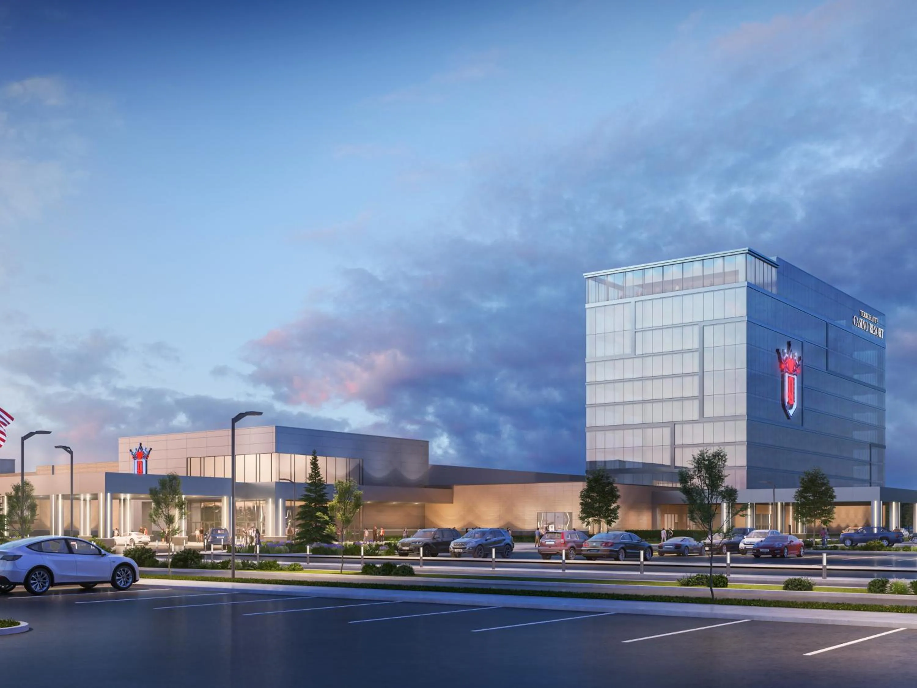 Property building in Terre Haute Casino Resort