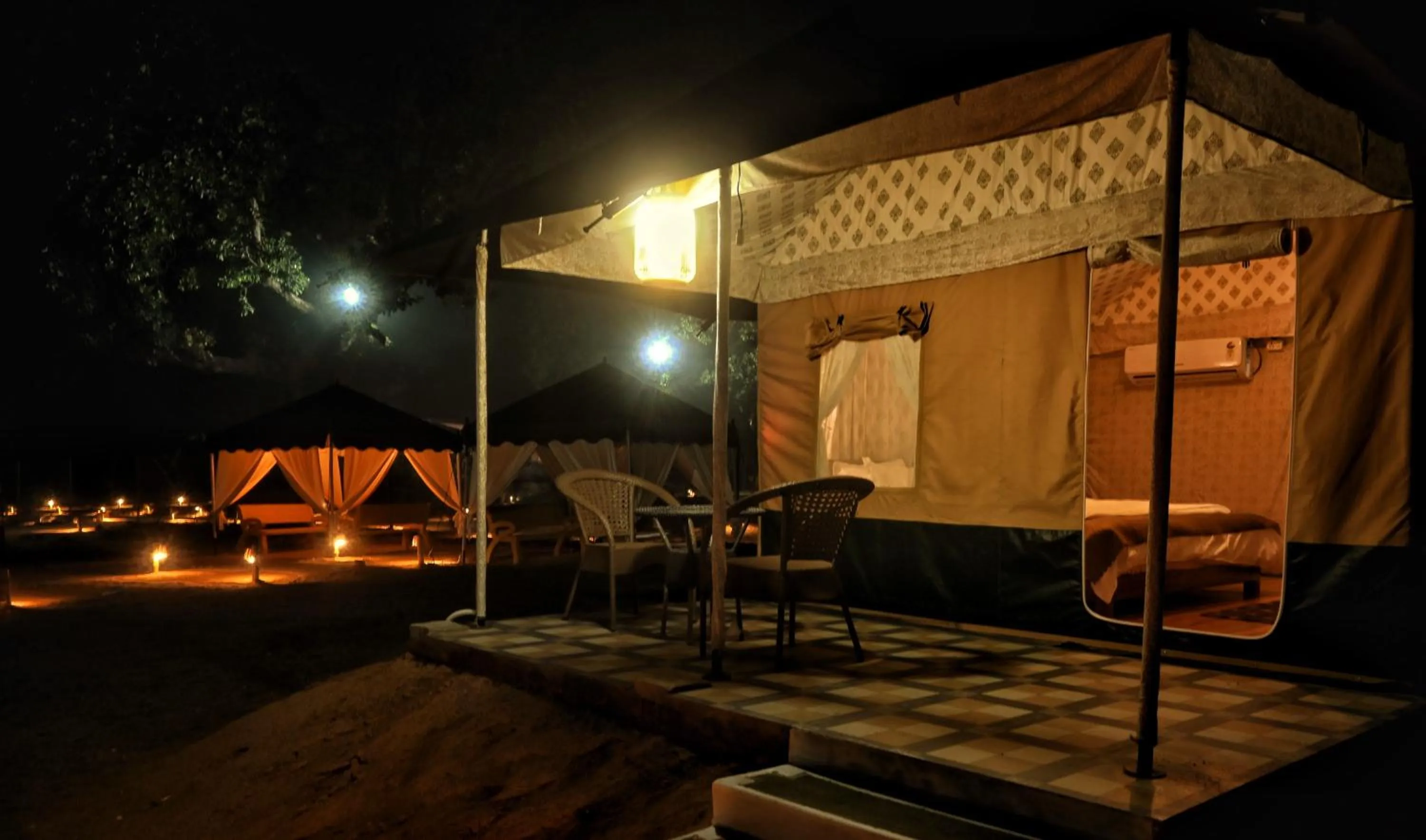 Night in Bundeli Camps and Resorts, Panna