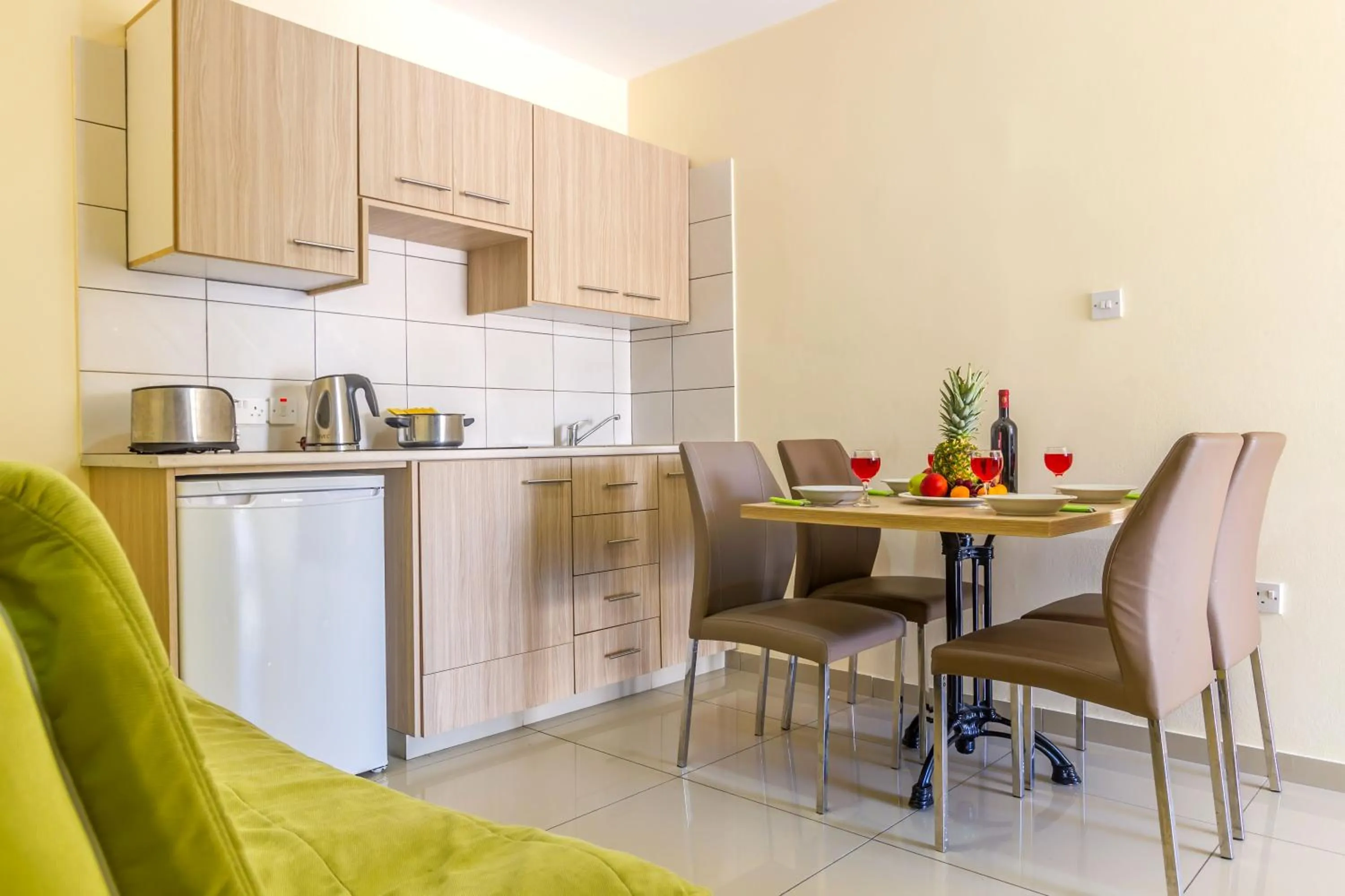 Kitchen or kitchenette in Paul Marie Hotel Apartments