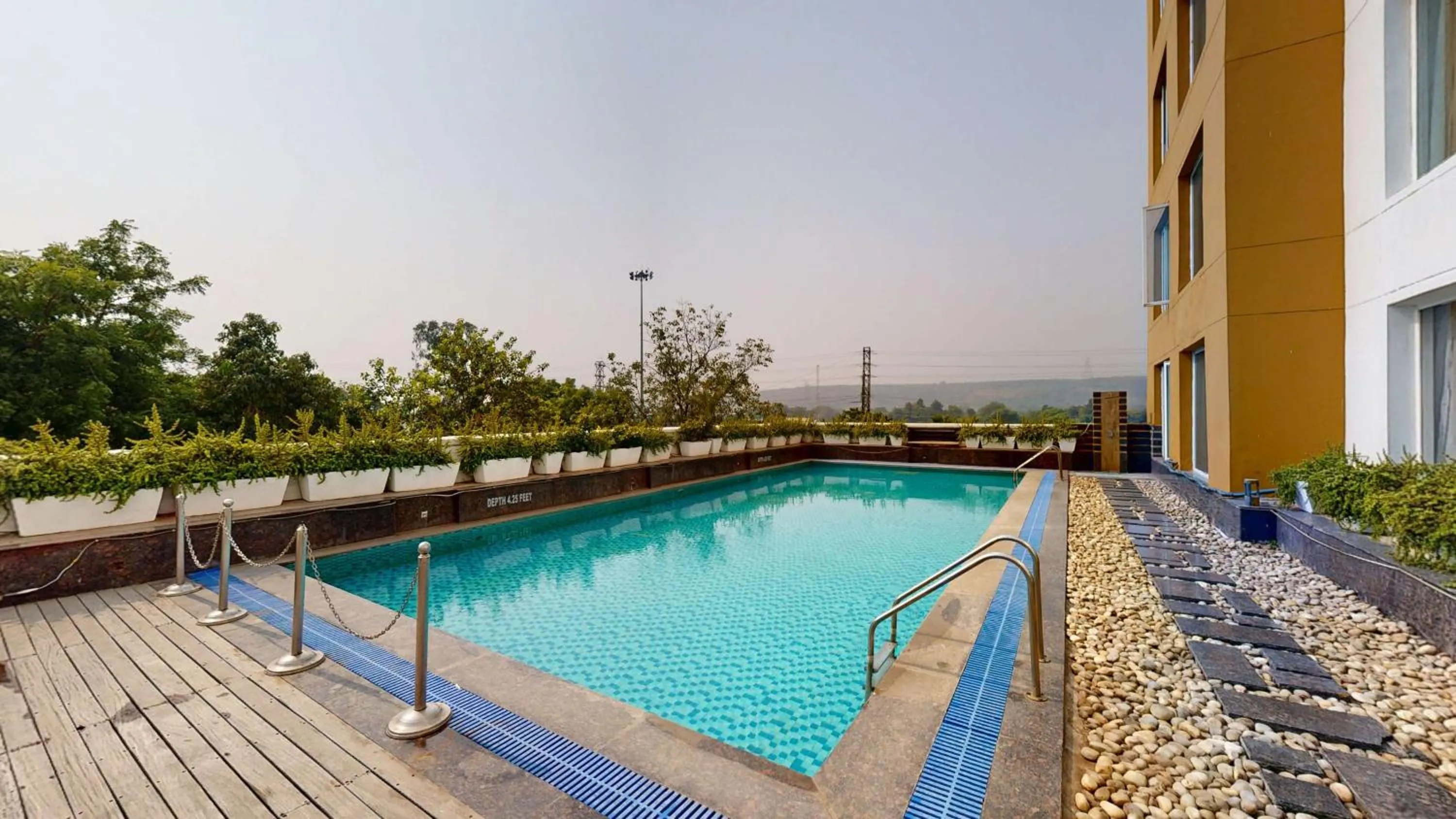 Pool view in Country Inn & Suites by Radisson, Gurugram Sohna Road