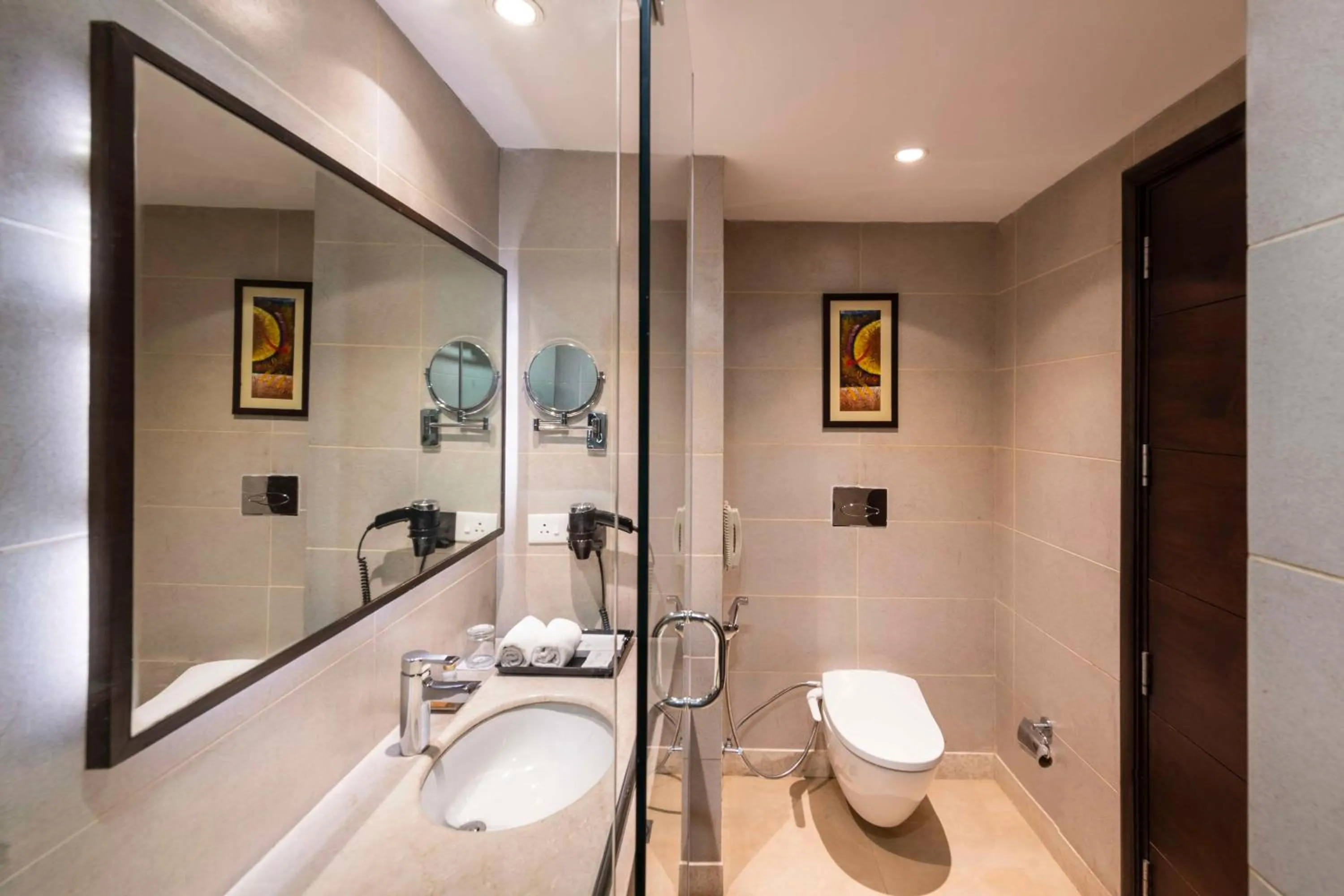 Bathroom in Country Inn & Suites by Radisson, Gurugram Sohna Road