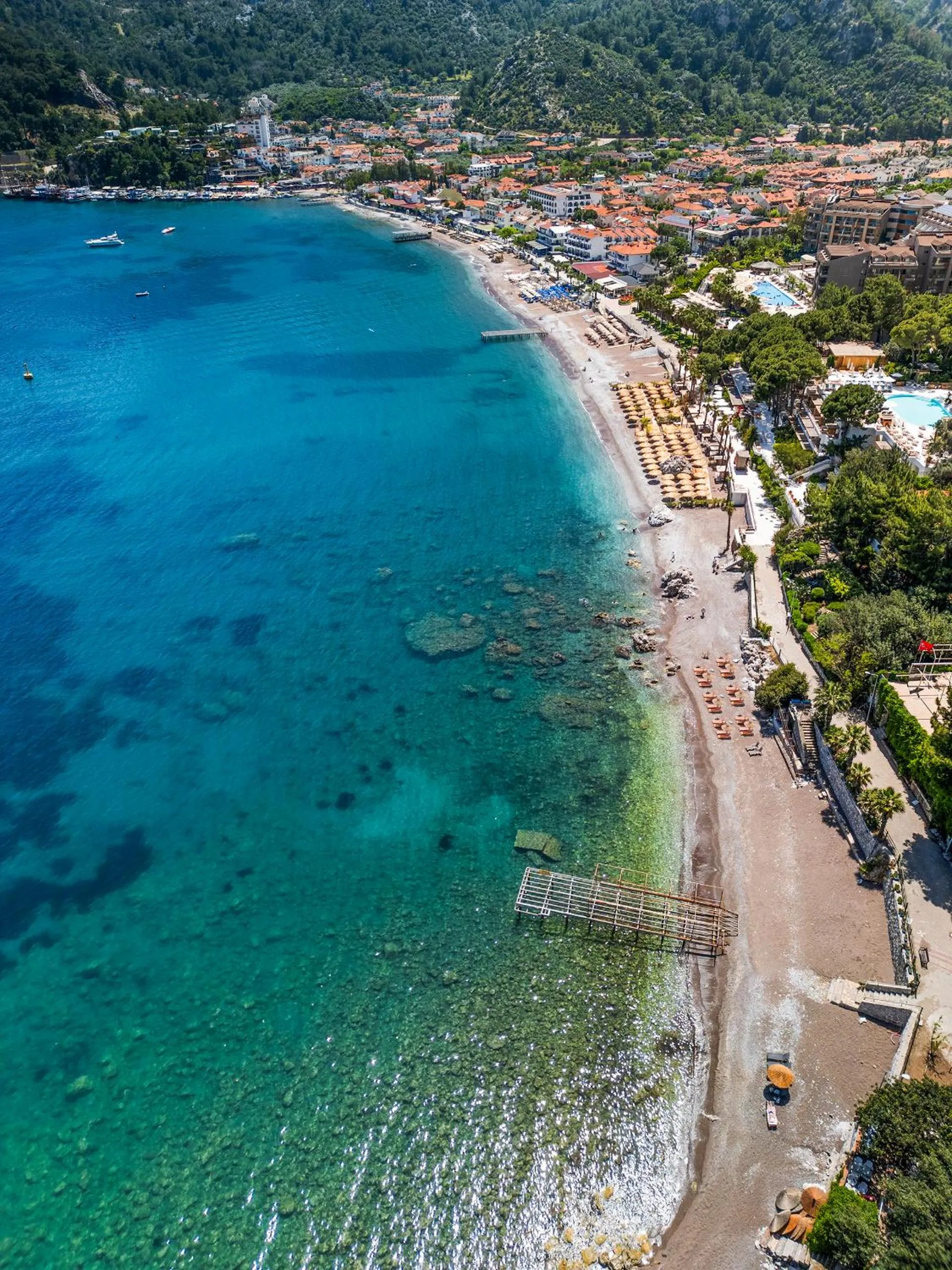 Beach in Eden Pyara Hotel Turunc