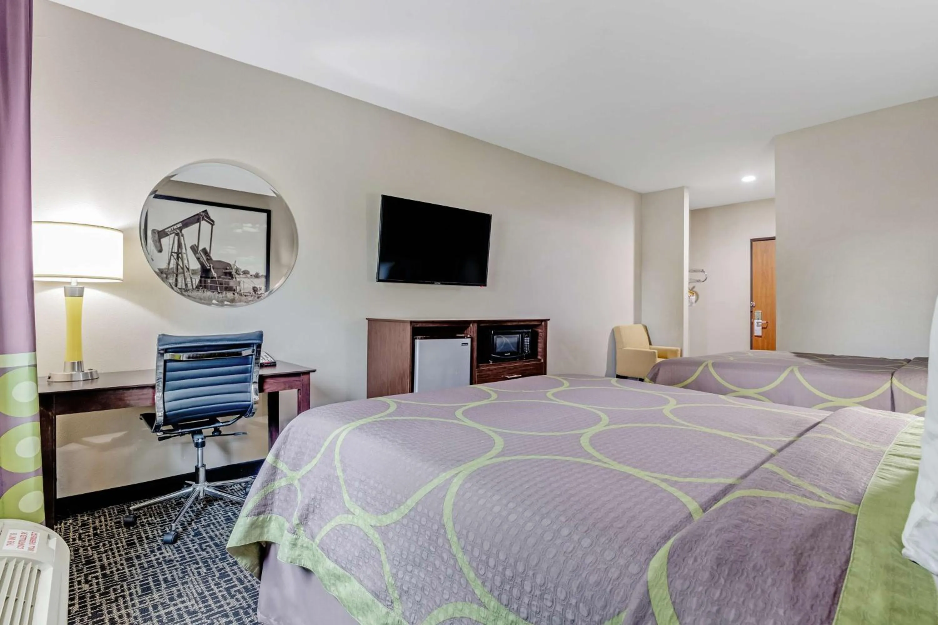 Bedroom, Bed in SureStay Plus Hotel by Best Western Owasso Tulsa North