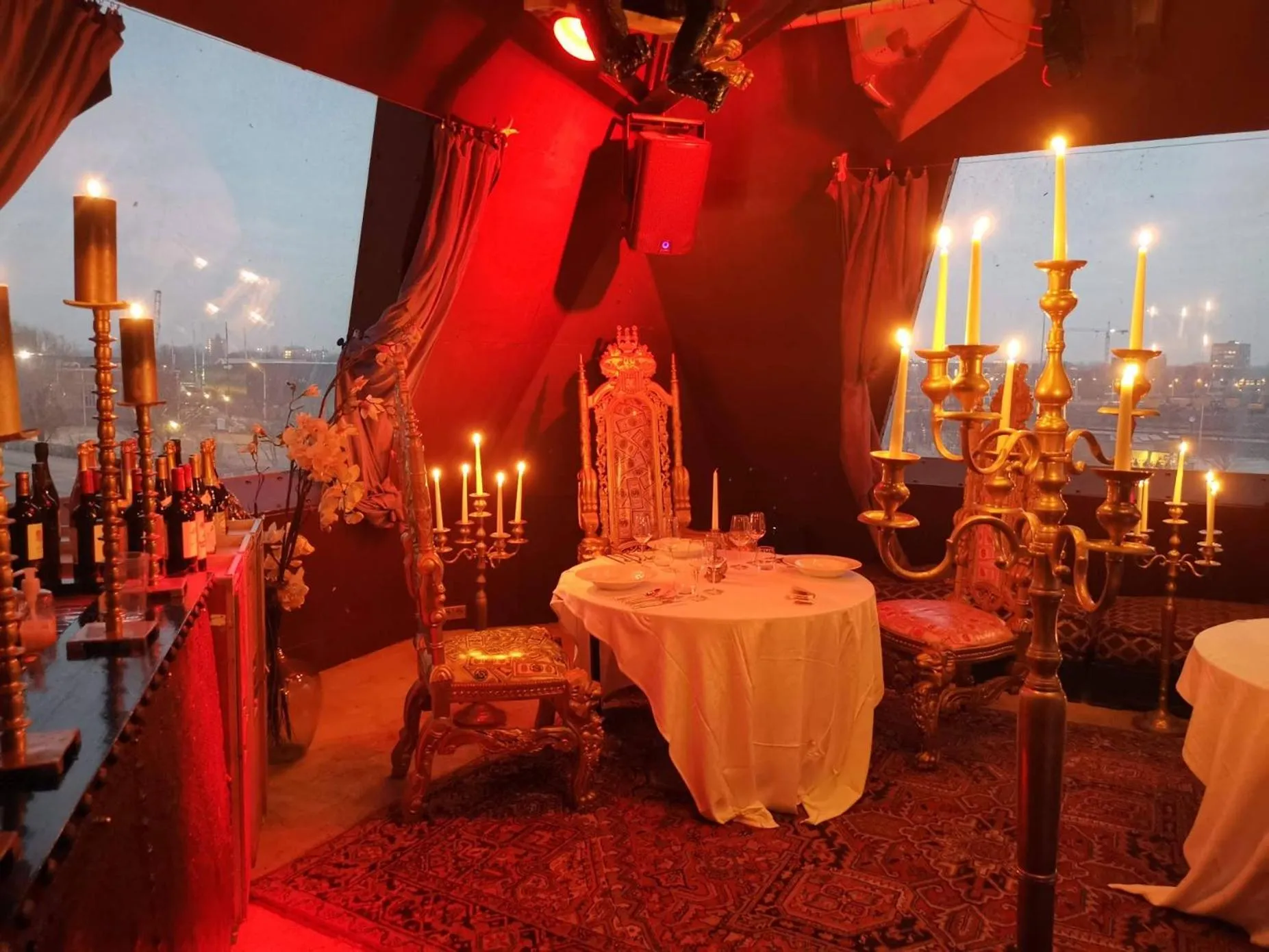 Dinner in Crane Hotel Faralda