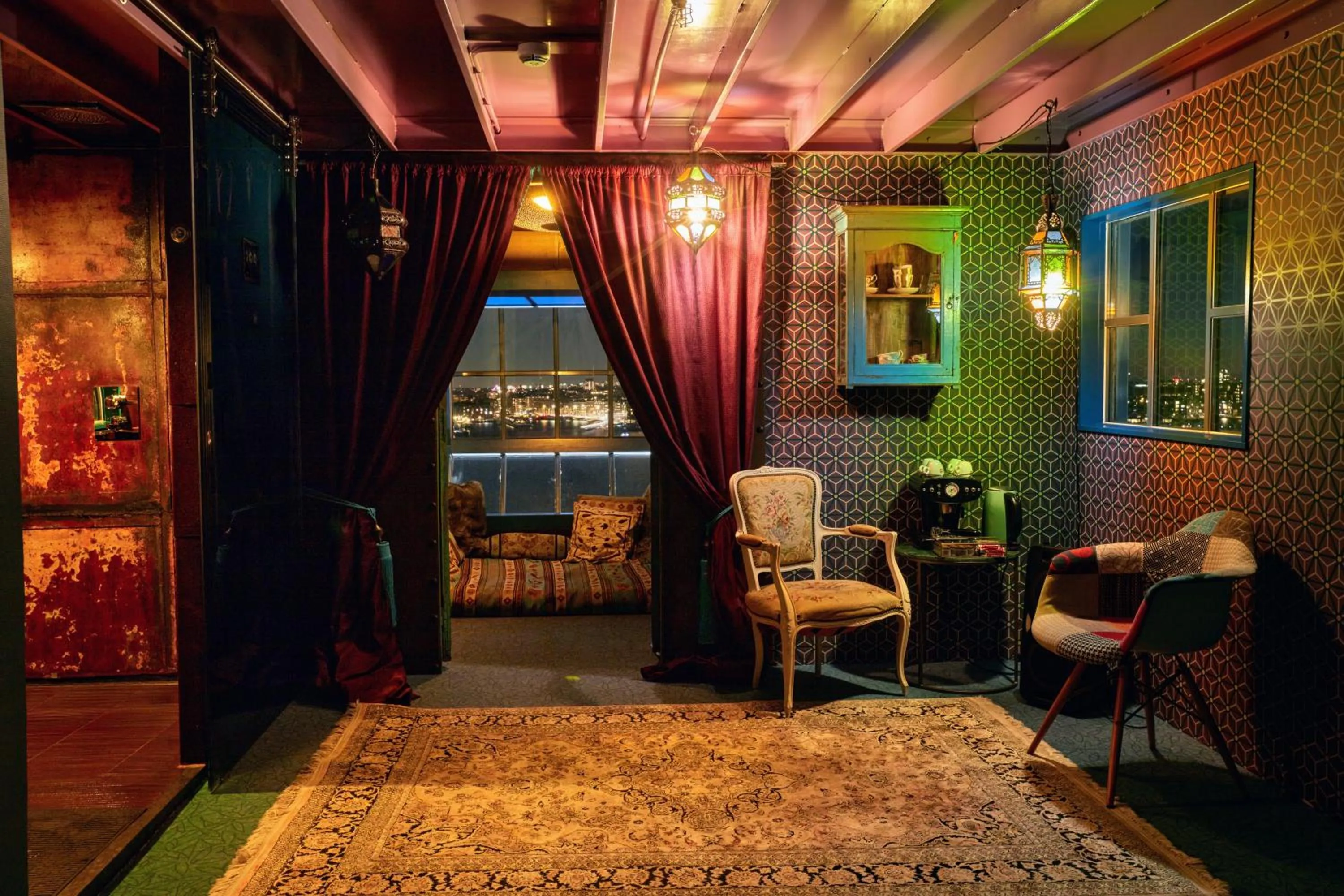 Living room in Crane Hotel Faralda