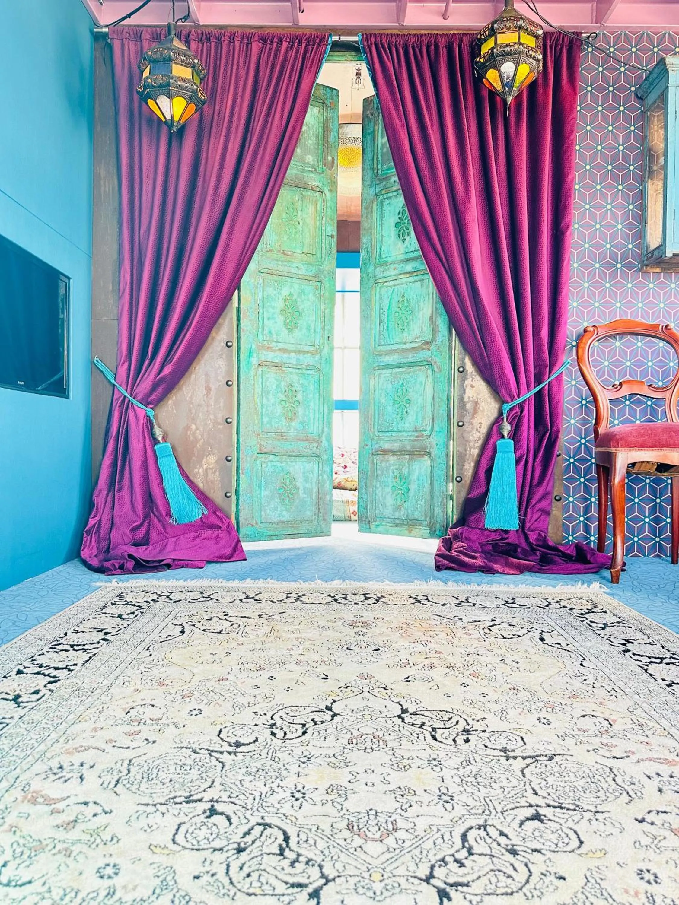 Living room in Crane Hotel Faralda