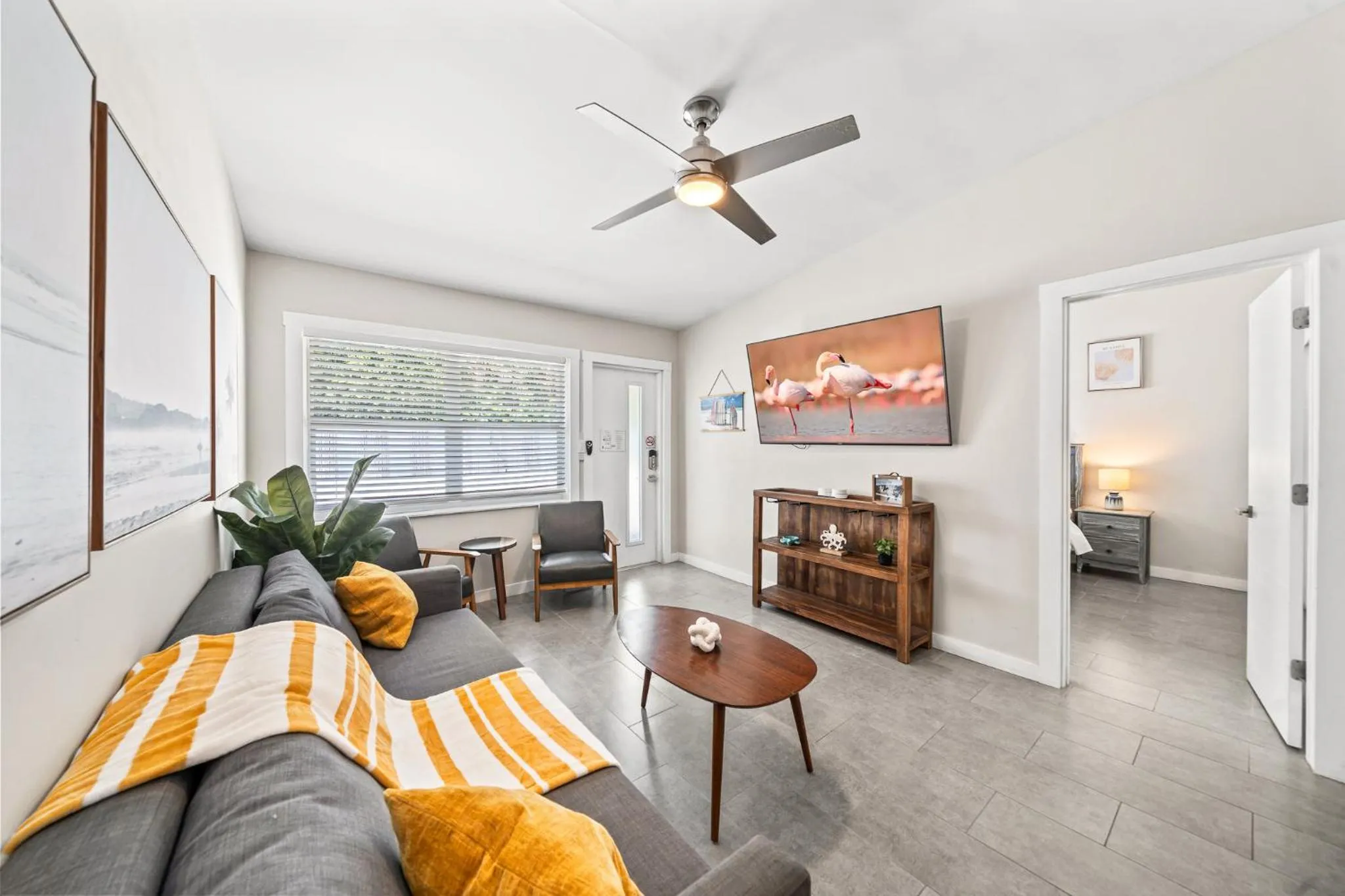 Living room in The Banana River Resort