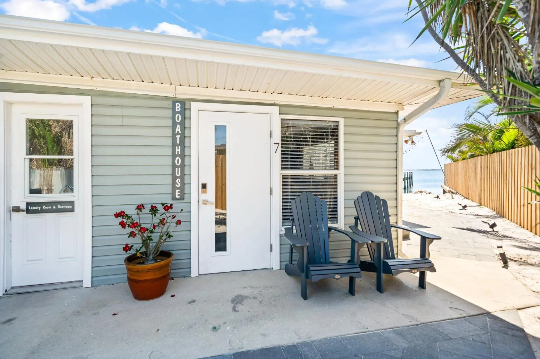 Patio in The Banana River Resort