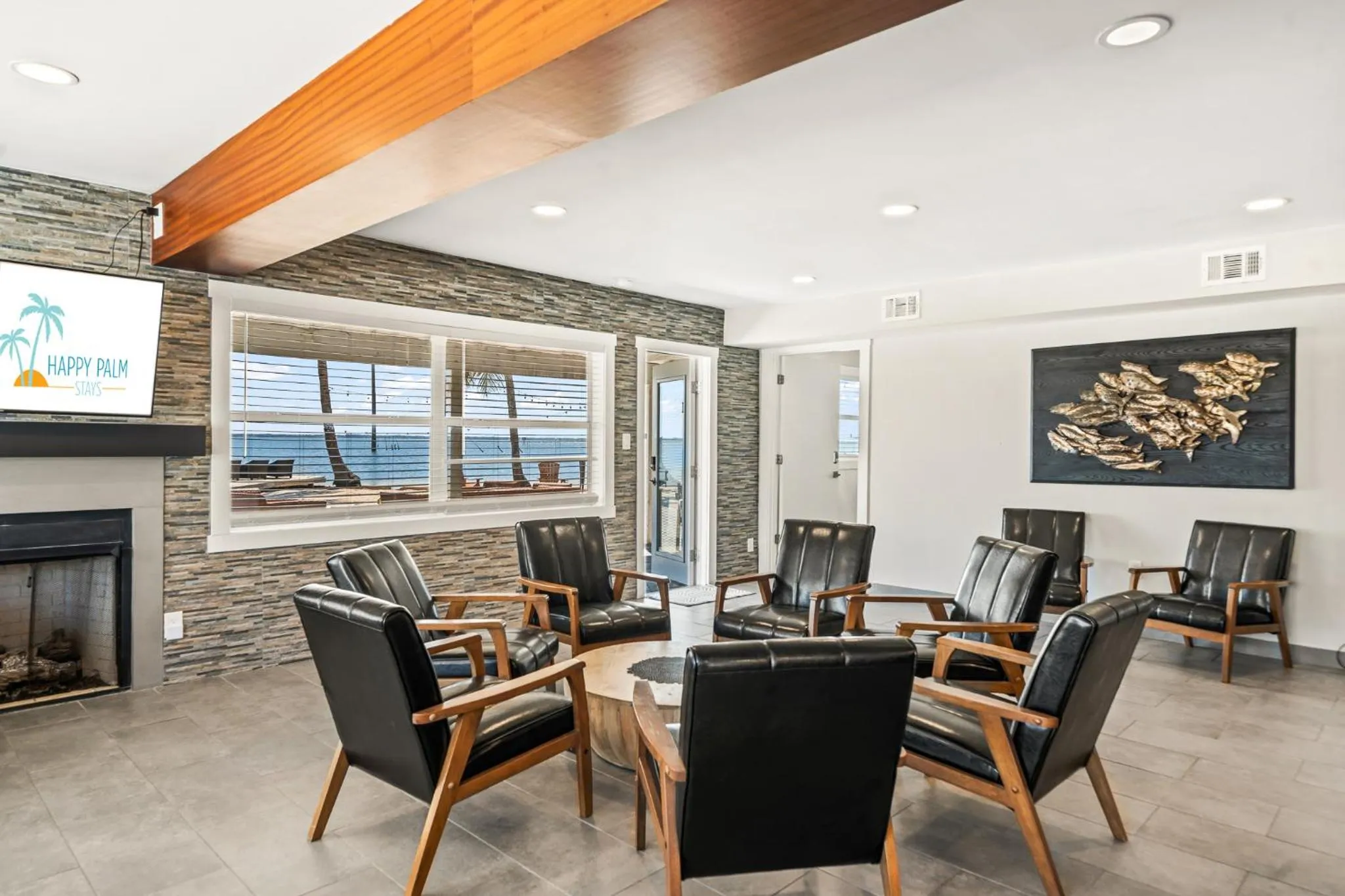 Seating area in The Banana River Resort