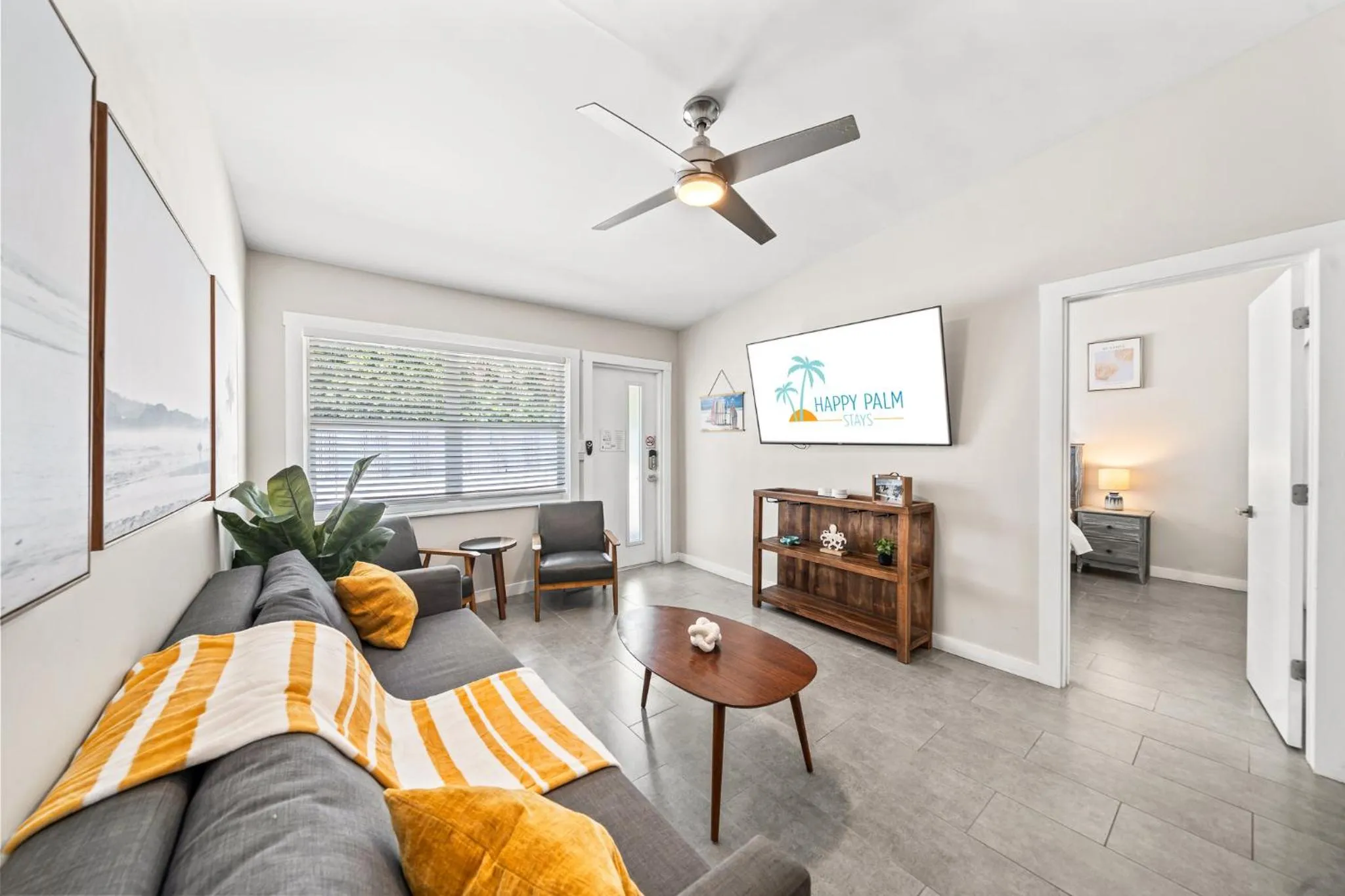 Living room in The Banana River Resort