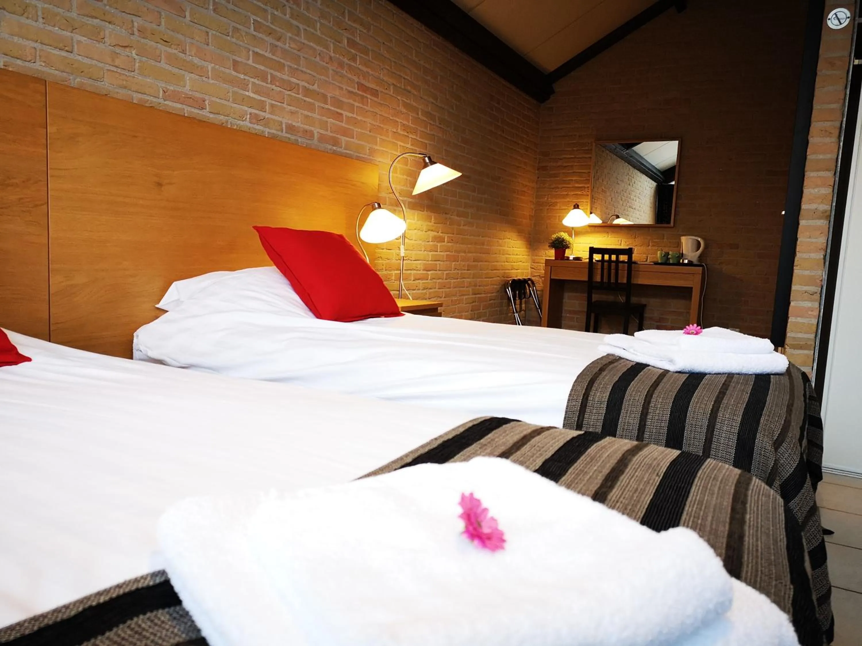 Bedroom, Bed in Motel Oostvoorne