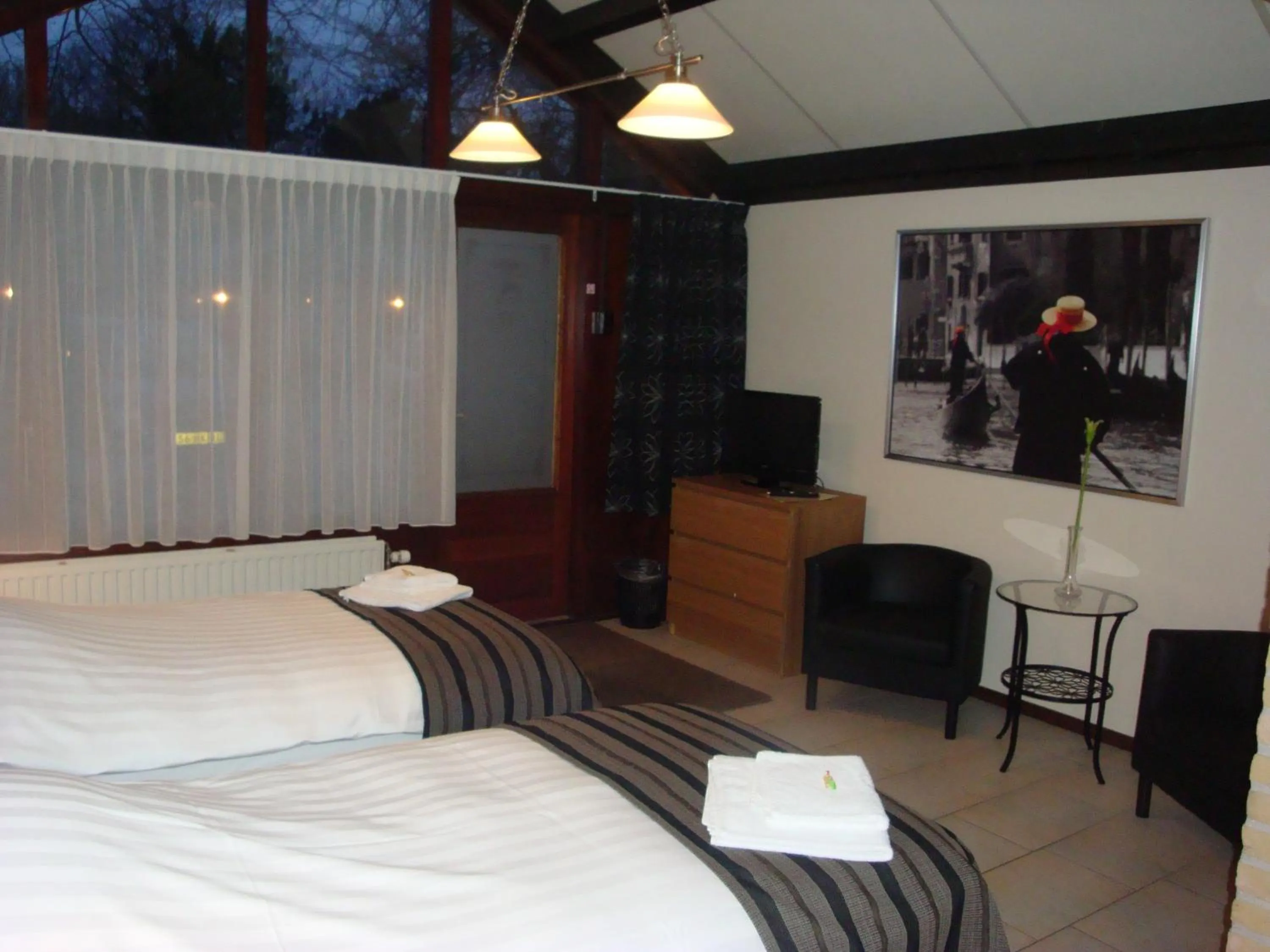 Bedroom, Bed in Motel Oostvoorne