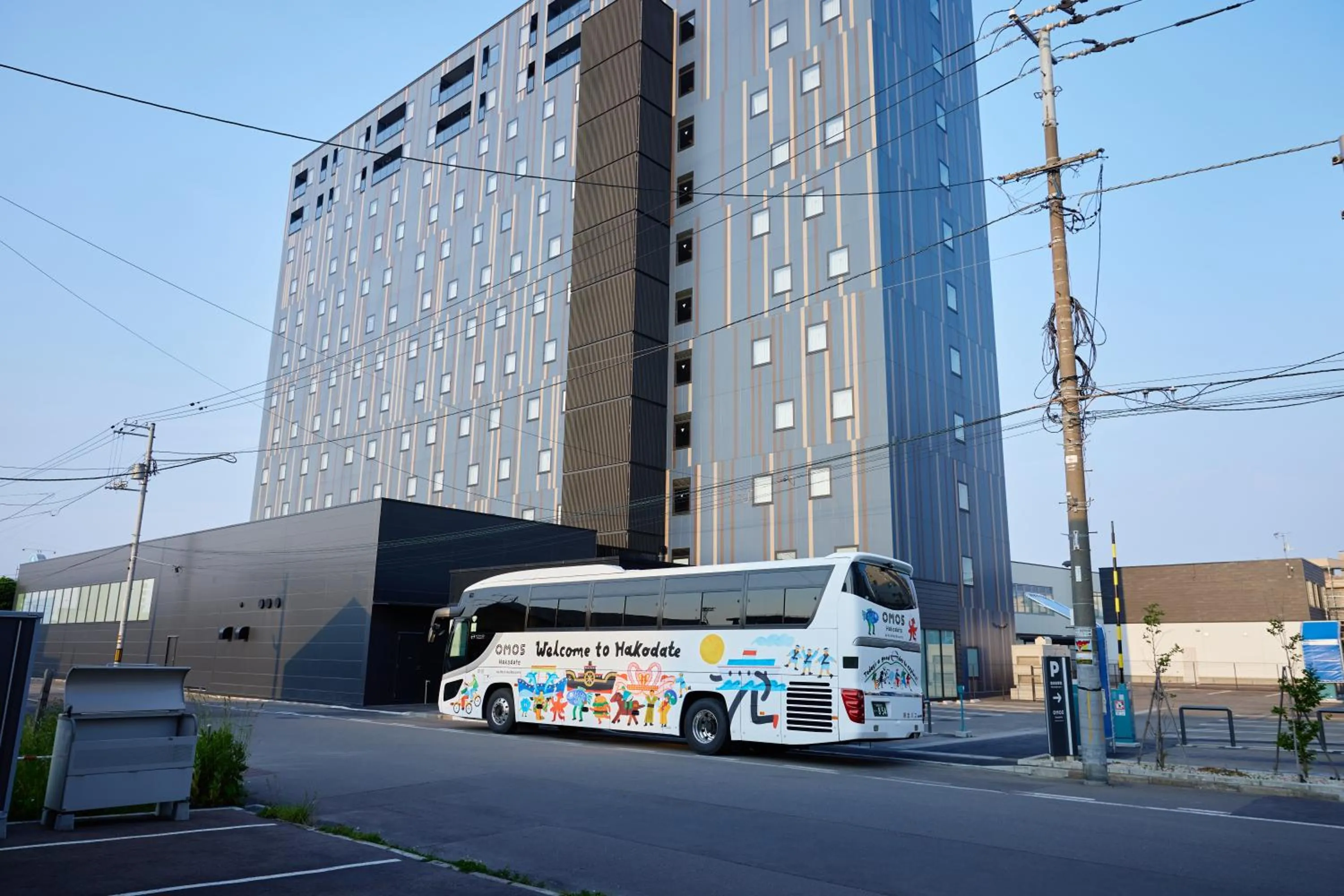 Property building in OMO5 Hakodate by Hoshino Resorts