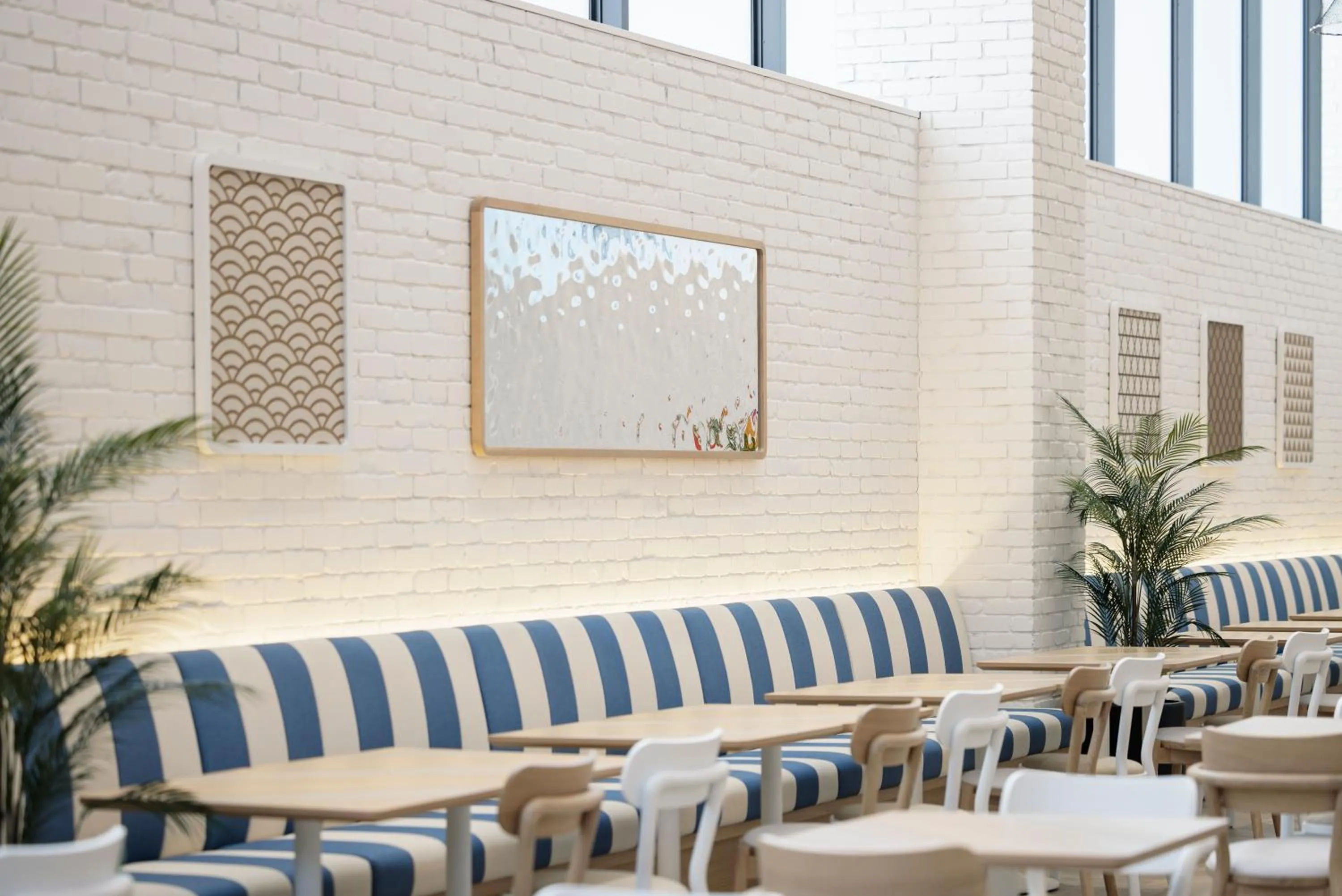 Dining area in OMO5 Hakodate by Hoshino Resorts