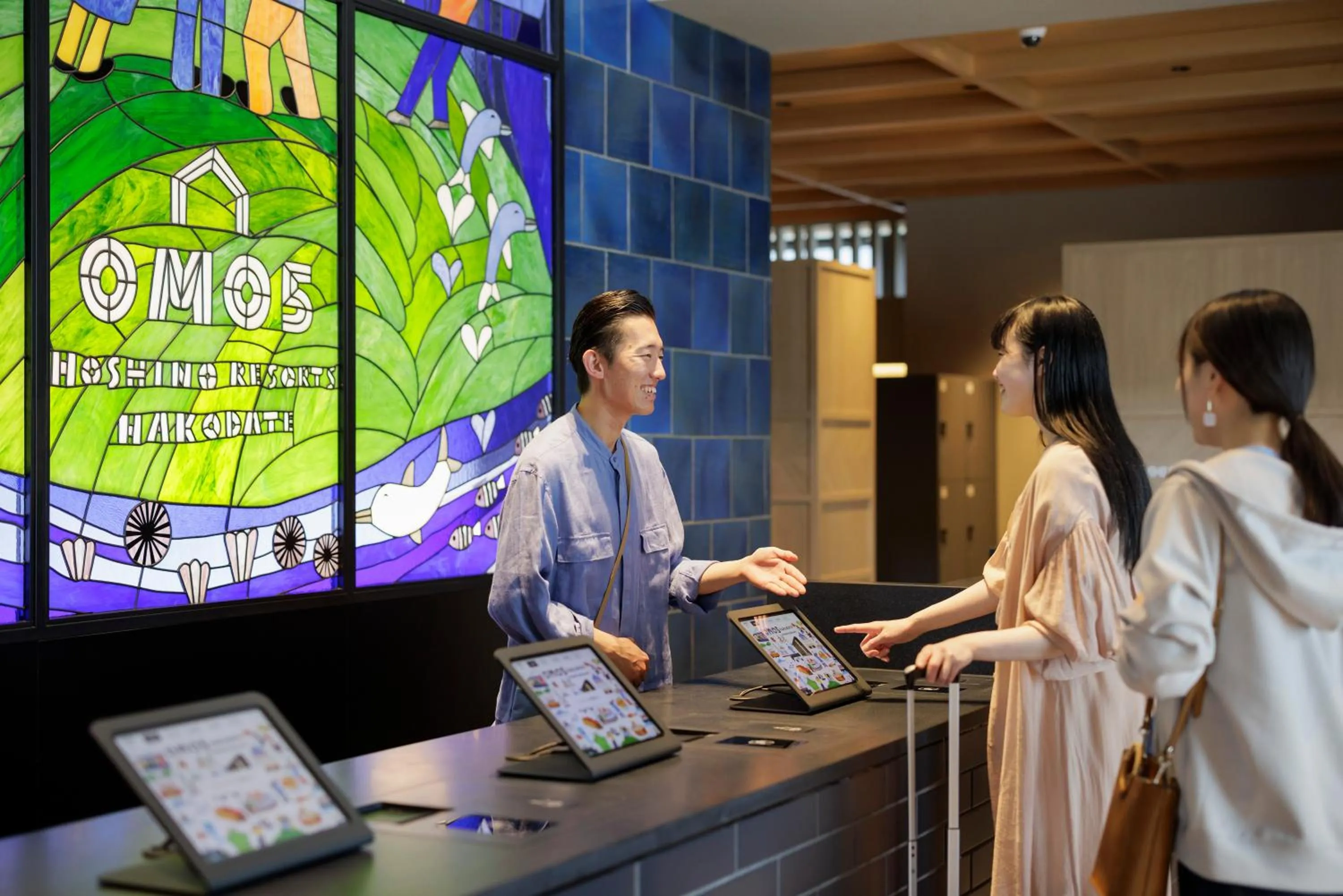 Lobby or reception in OMO5 Hakodate by Hoshino Resorts