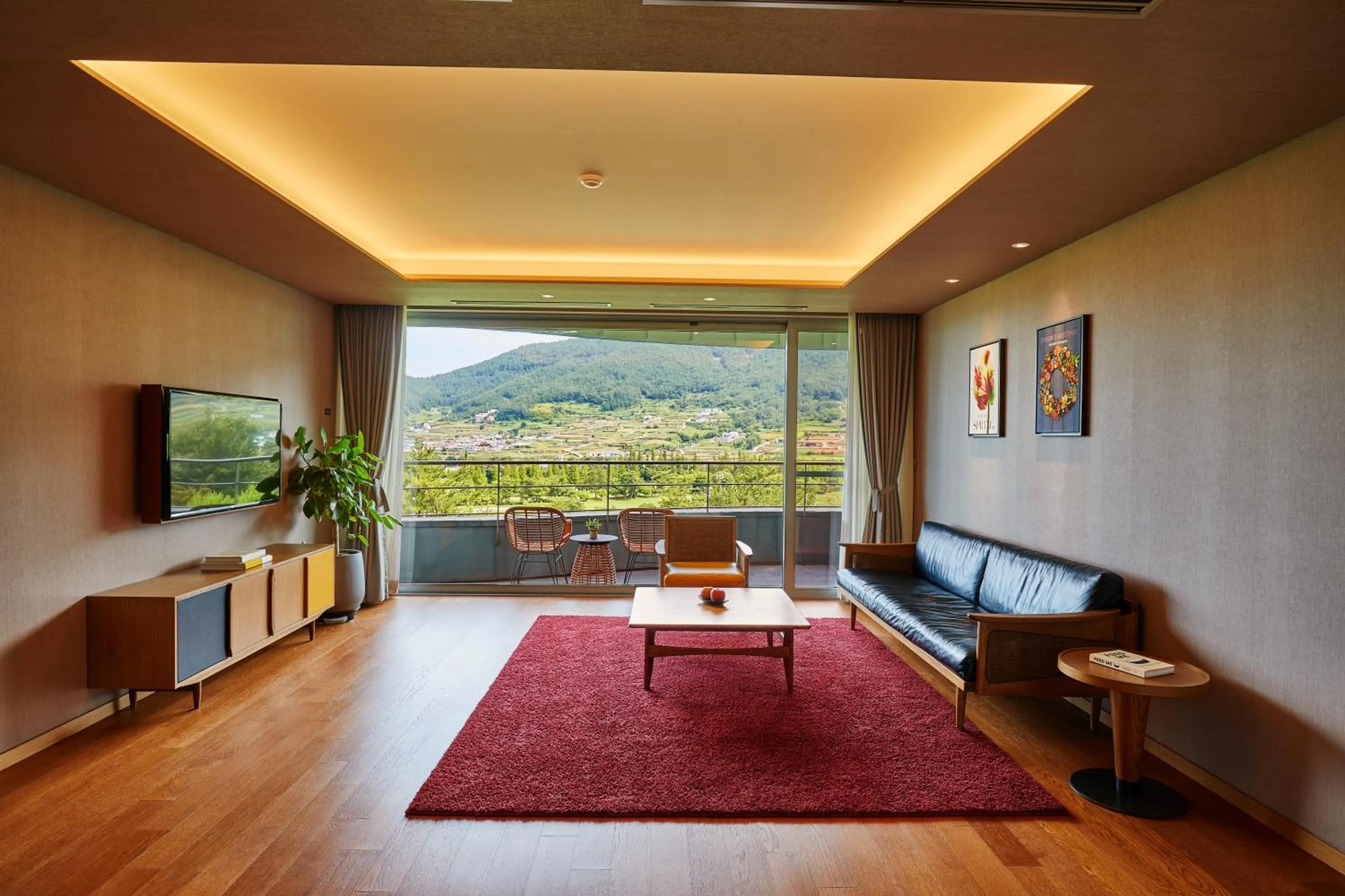 Living room in Ananti at Namhae