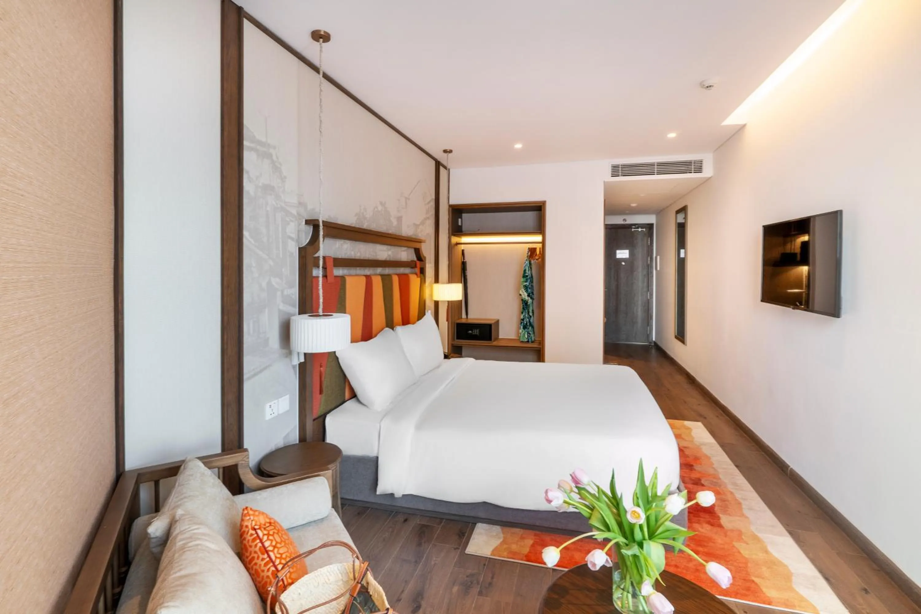 Photo of the whole room, Bed in Mandala Apartment & Resort Chambay, Mui Ne - By B4B & S3