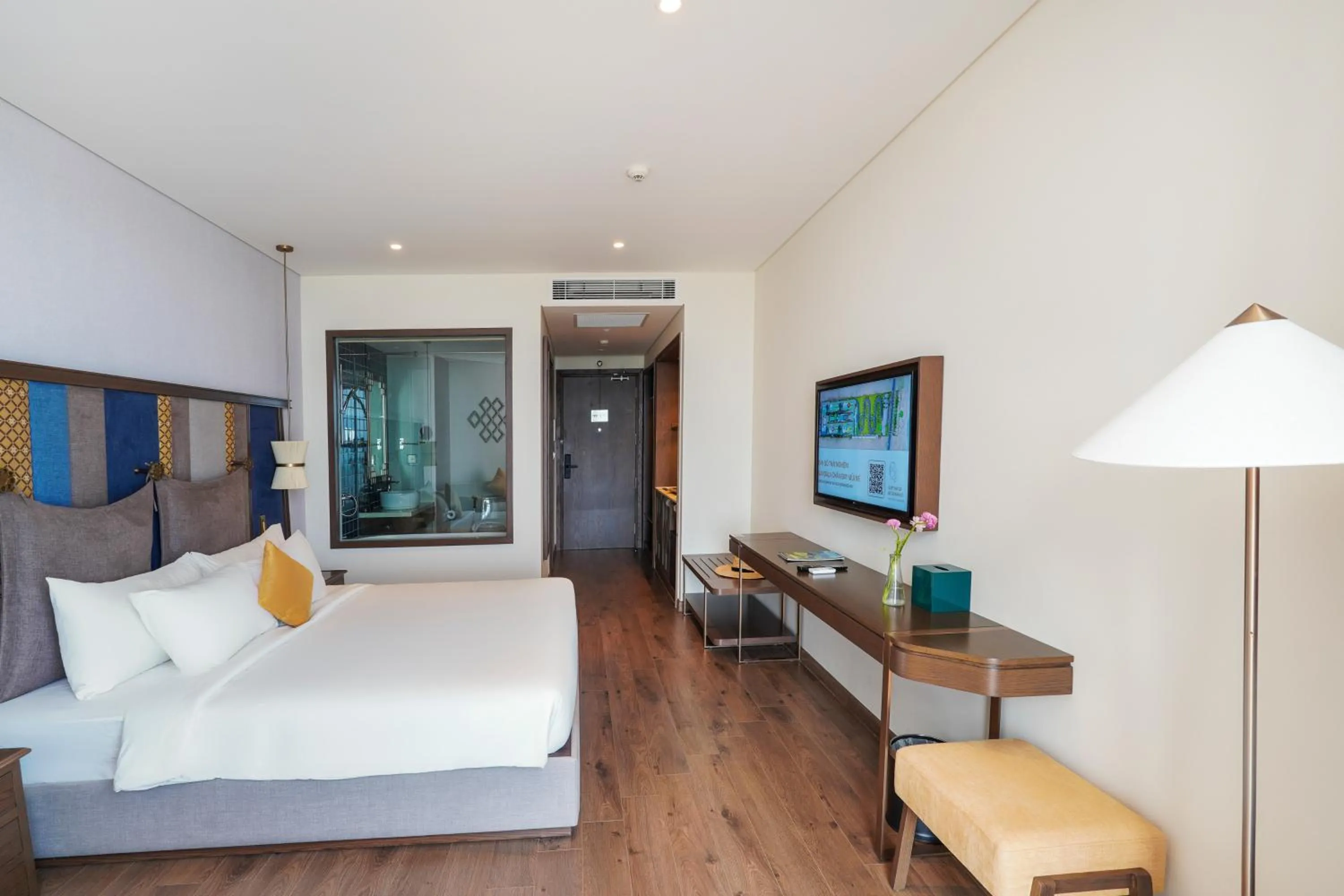Shower, Bed in Mandala Apartment & Resort Chambay, Mui Ne - By B4B & S3
