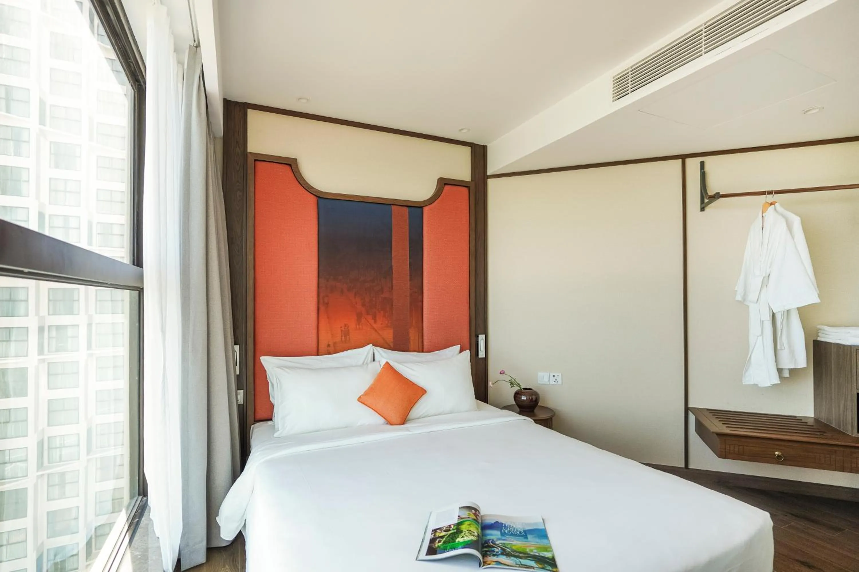 Bedroom, Bed in Mandala Apartment & Resort Chambay, Mui Ne - By B4B & S3