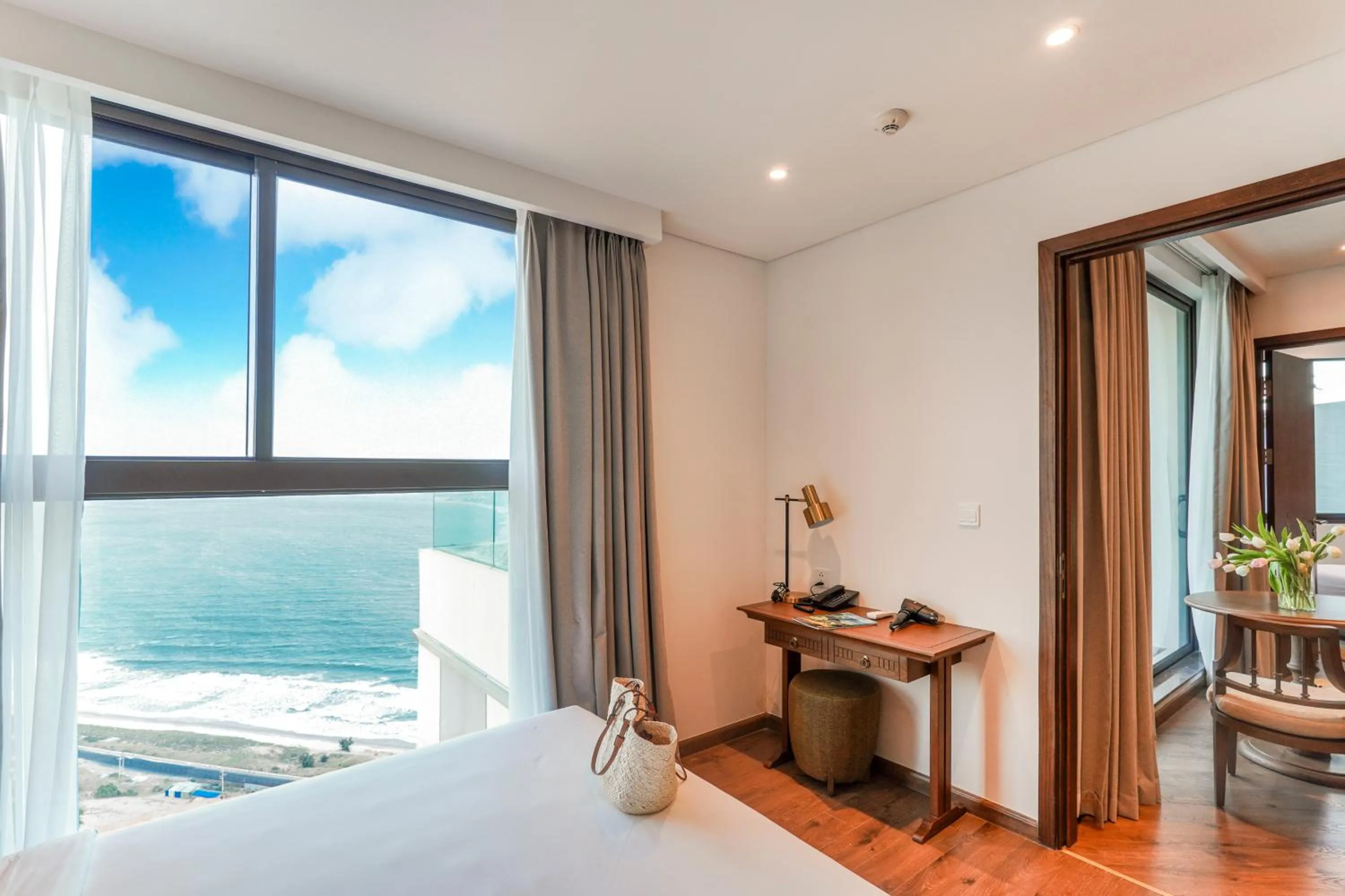 View (from property/room), Bed in Mandala Apartment & Resort Chambay, Mui Ne - By B4B & S3