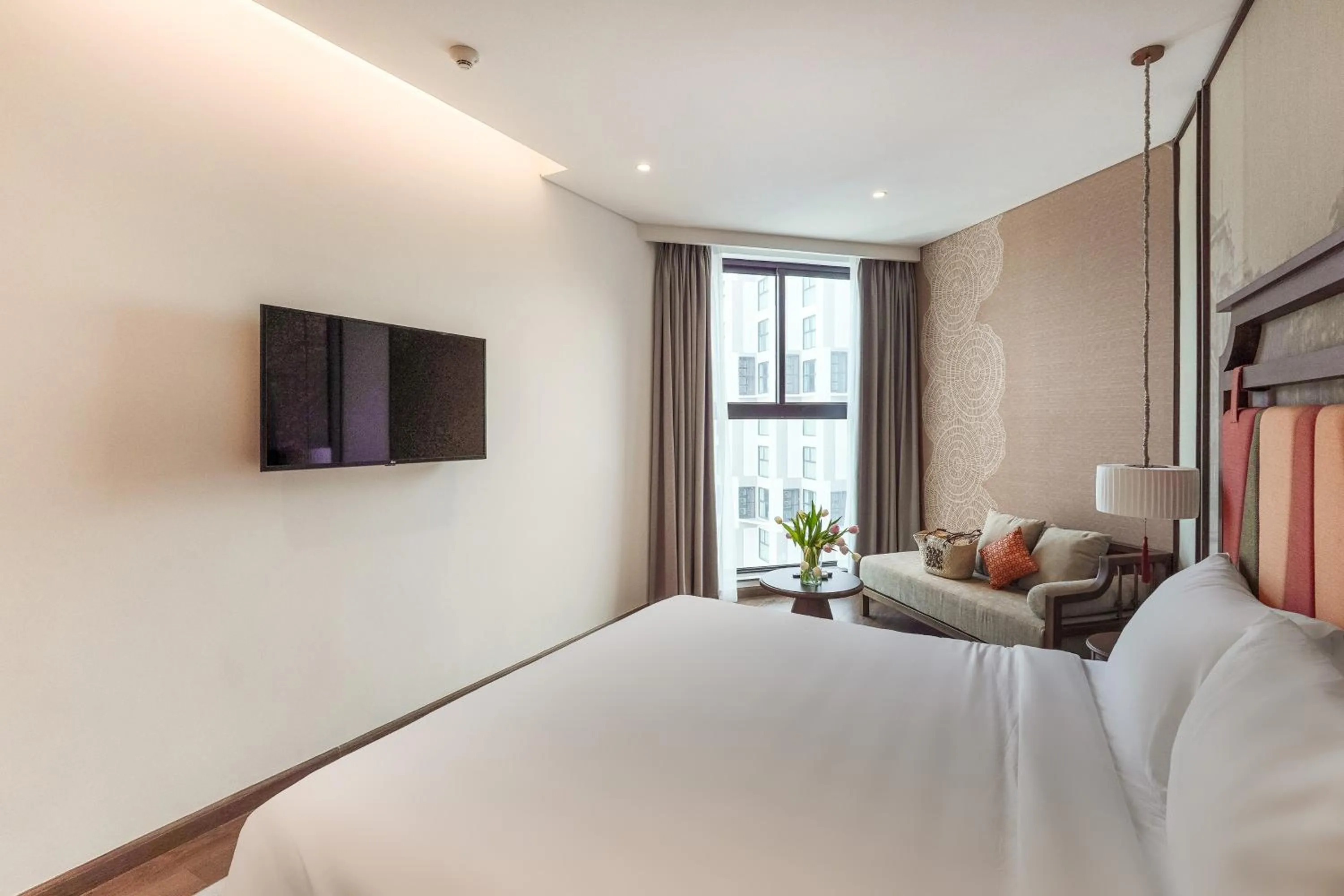 View (from property/room), Bed in Mandala Apartment & Resort Chambay, Mui Ne - By B4B & S3