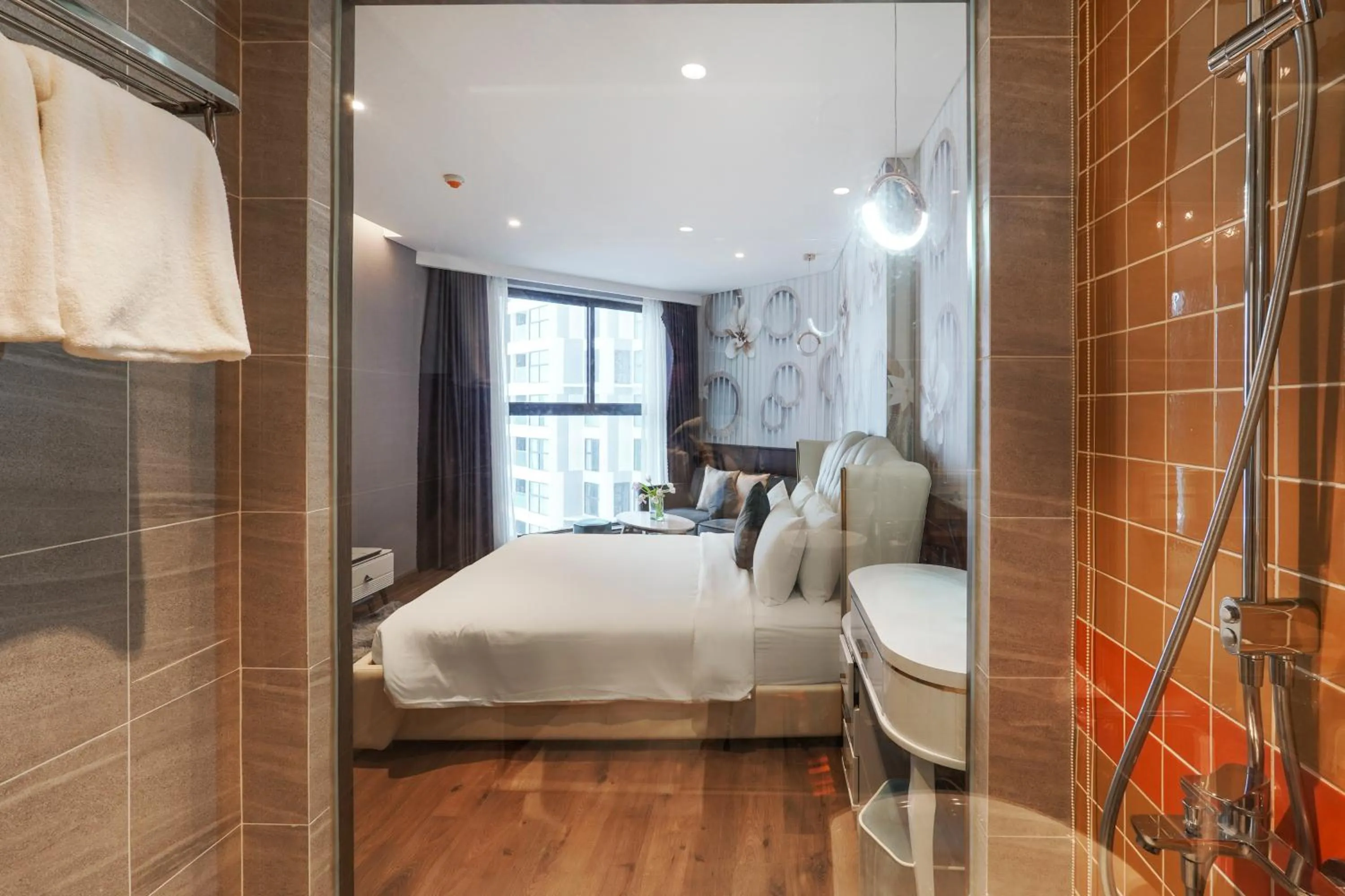 Photo of the whole room, Bed in Mandala Apartment & Resort Chambay, Mui Ne - By B4B & S3