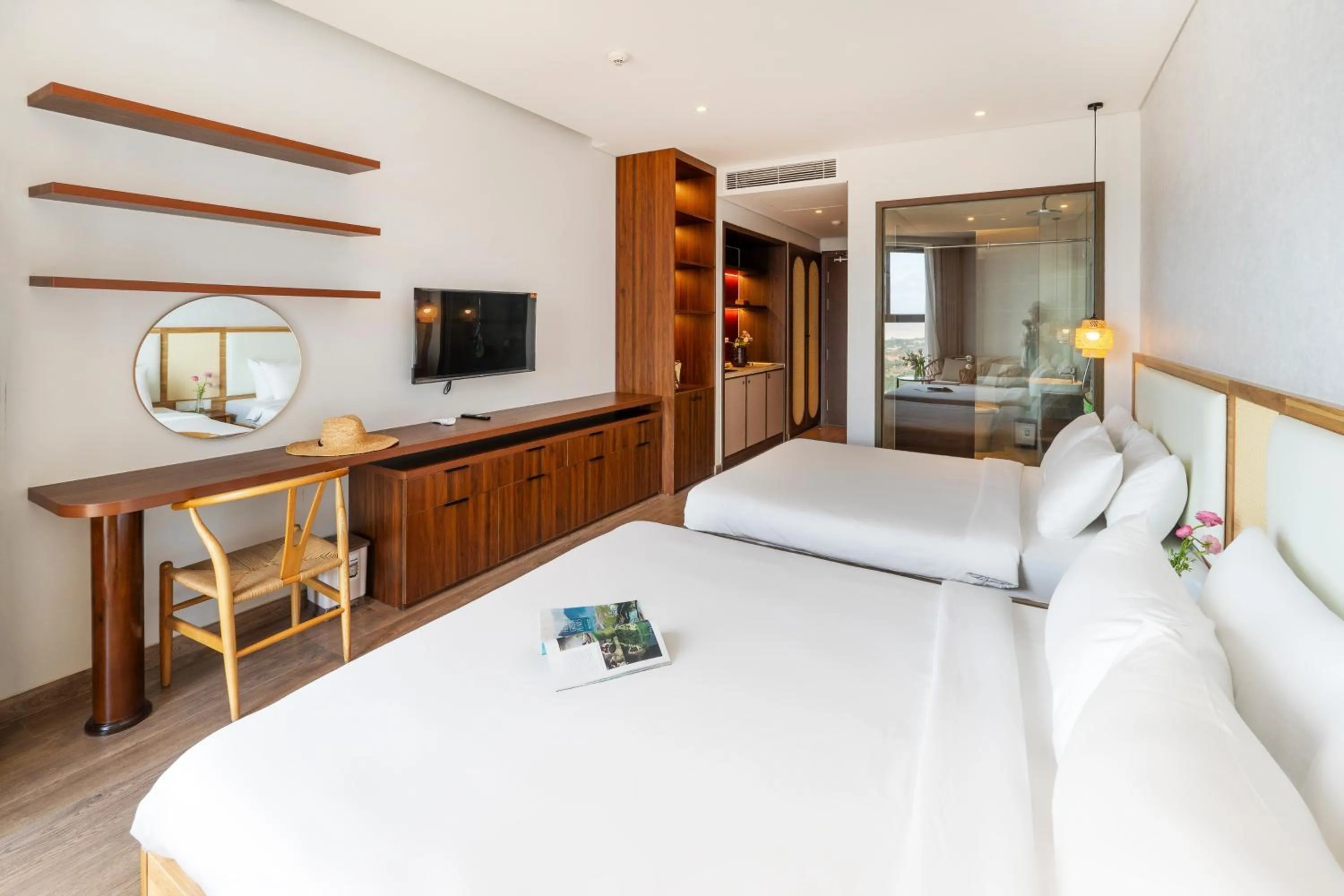 Photo of the whole room, Bed in Mandala Apartment & Resort Chambay, Mui Ne - By B4B & S3