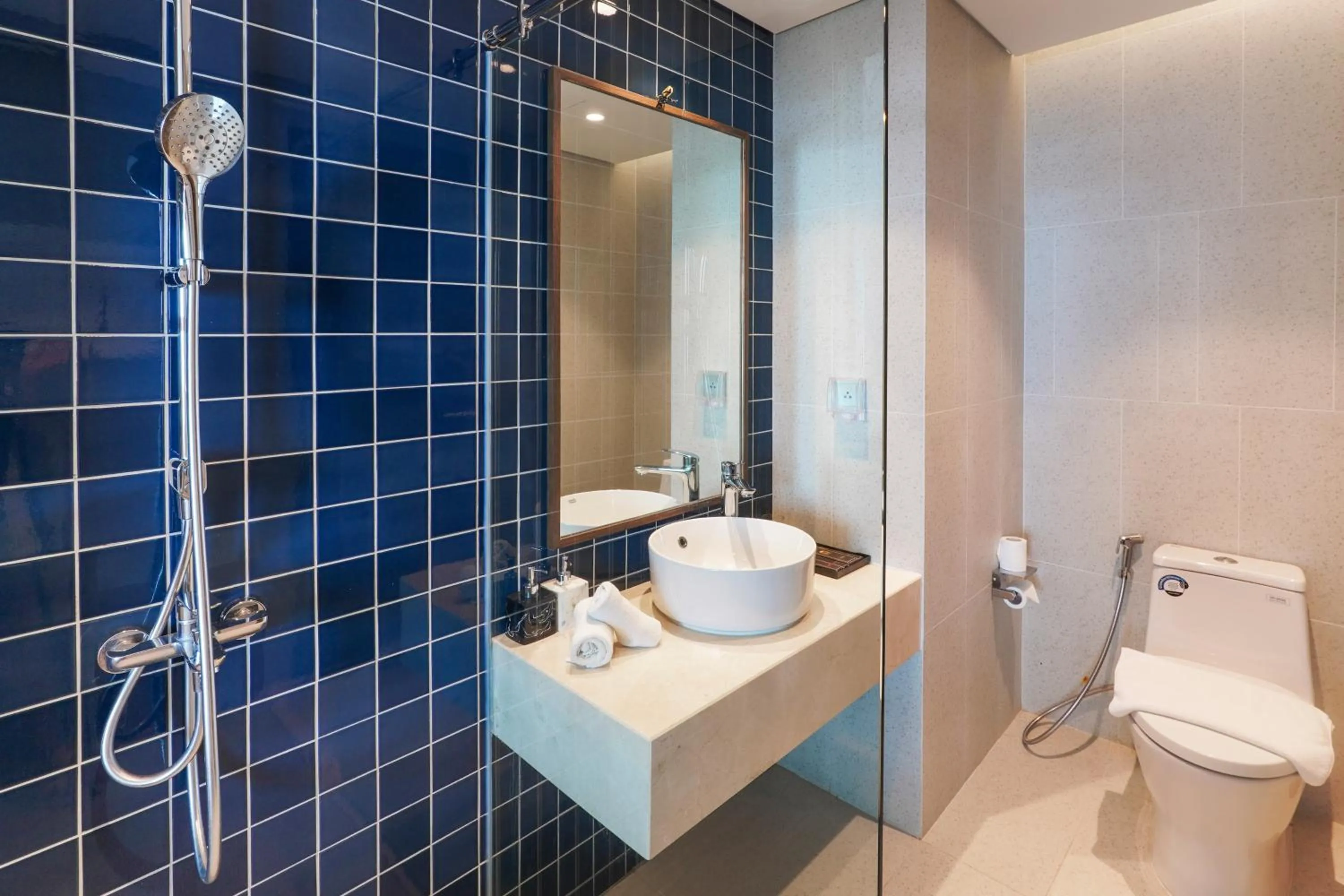 Shower in Mandala Apartment & Resort Chambay, Mui Ne - By B4B & S3