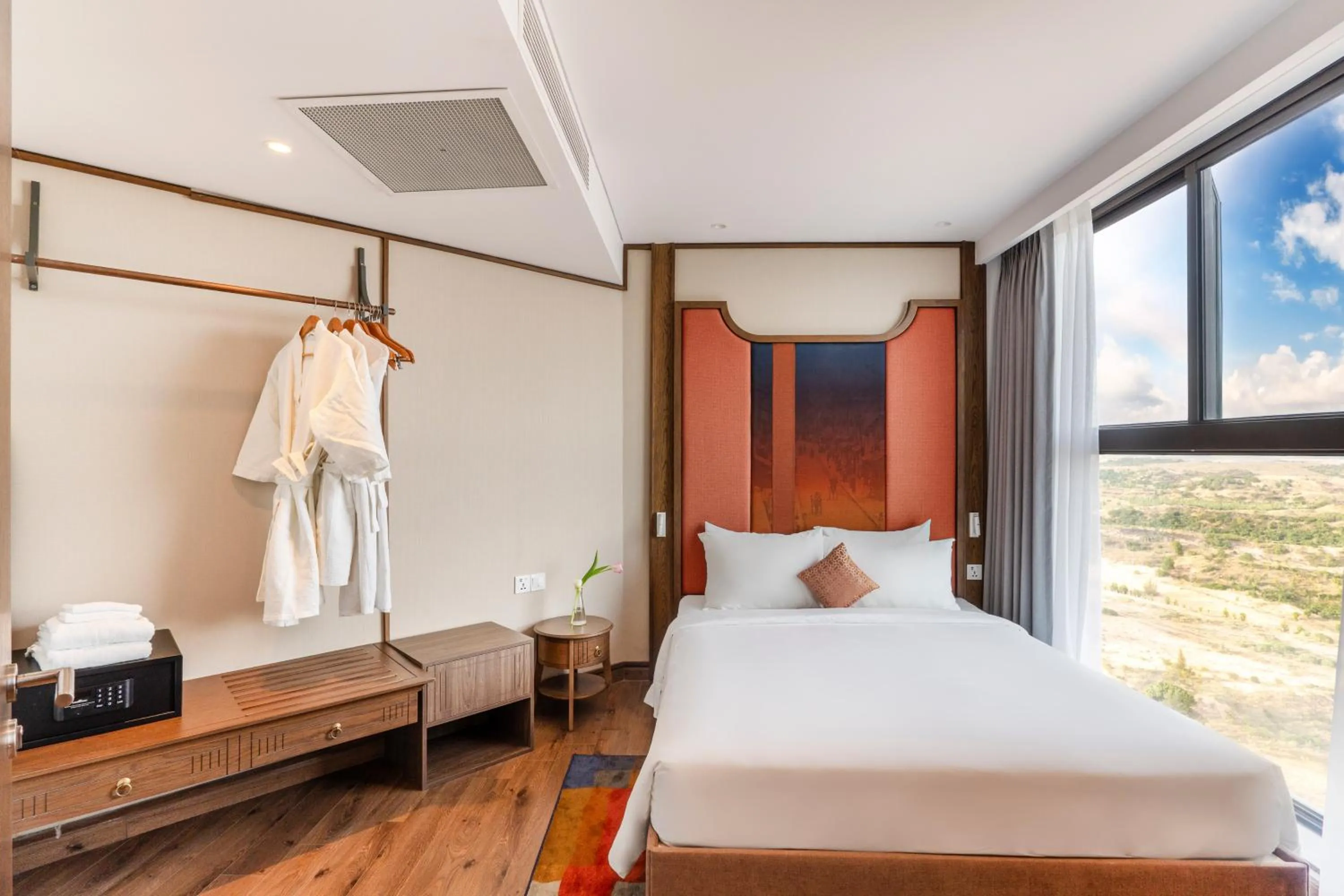 Bedroom, Bed in Mandala Apartment & Resort Chambay, Mui Ne - By B4B & S3