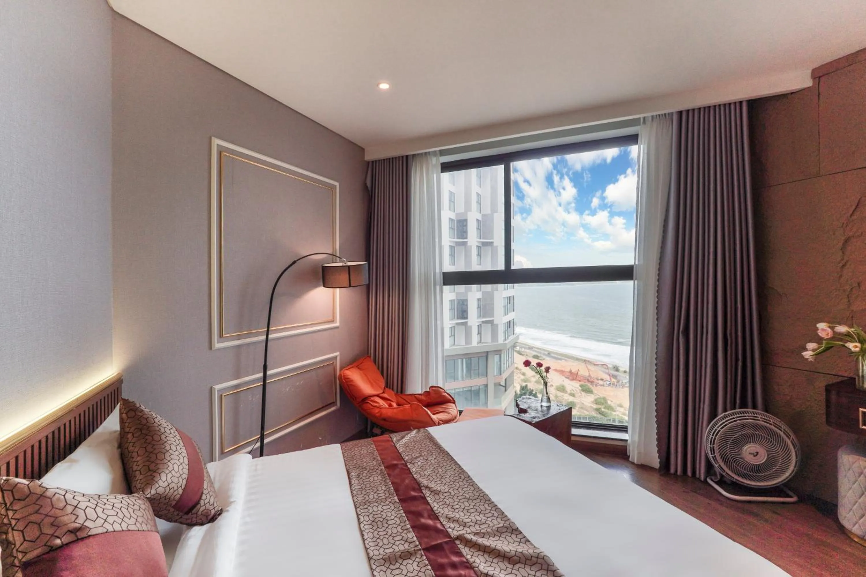 View (from property/room), Bed in Mandala Apartment & Resort Chambay, Mui Ne - By B4B & S3