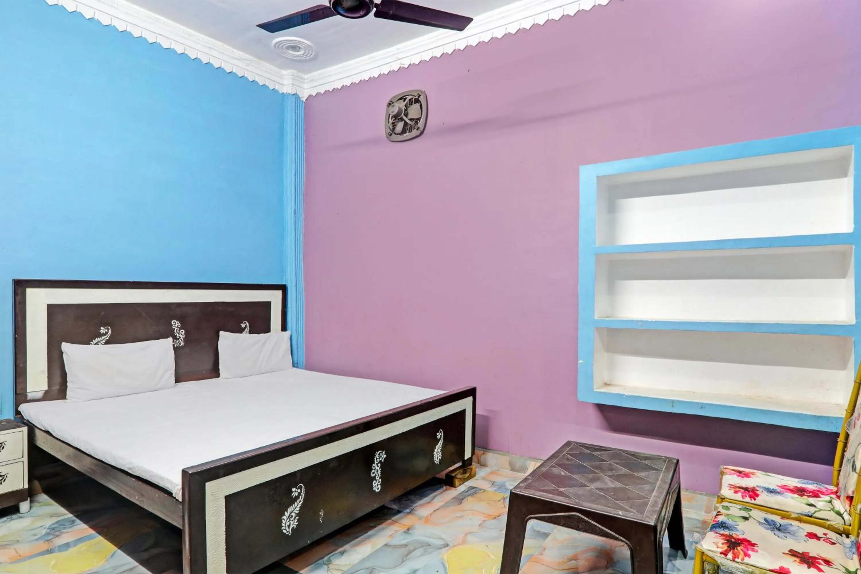 Bedroom, Bed in Hotel O Home Om marriage hall