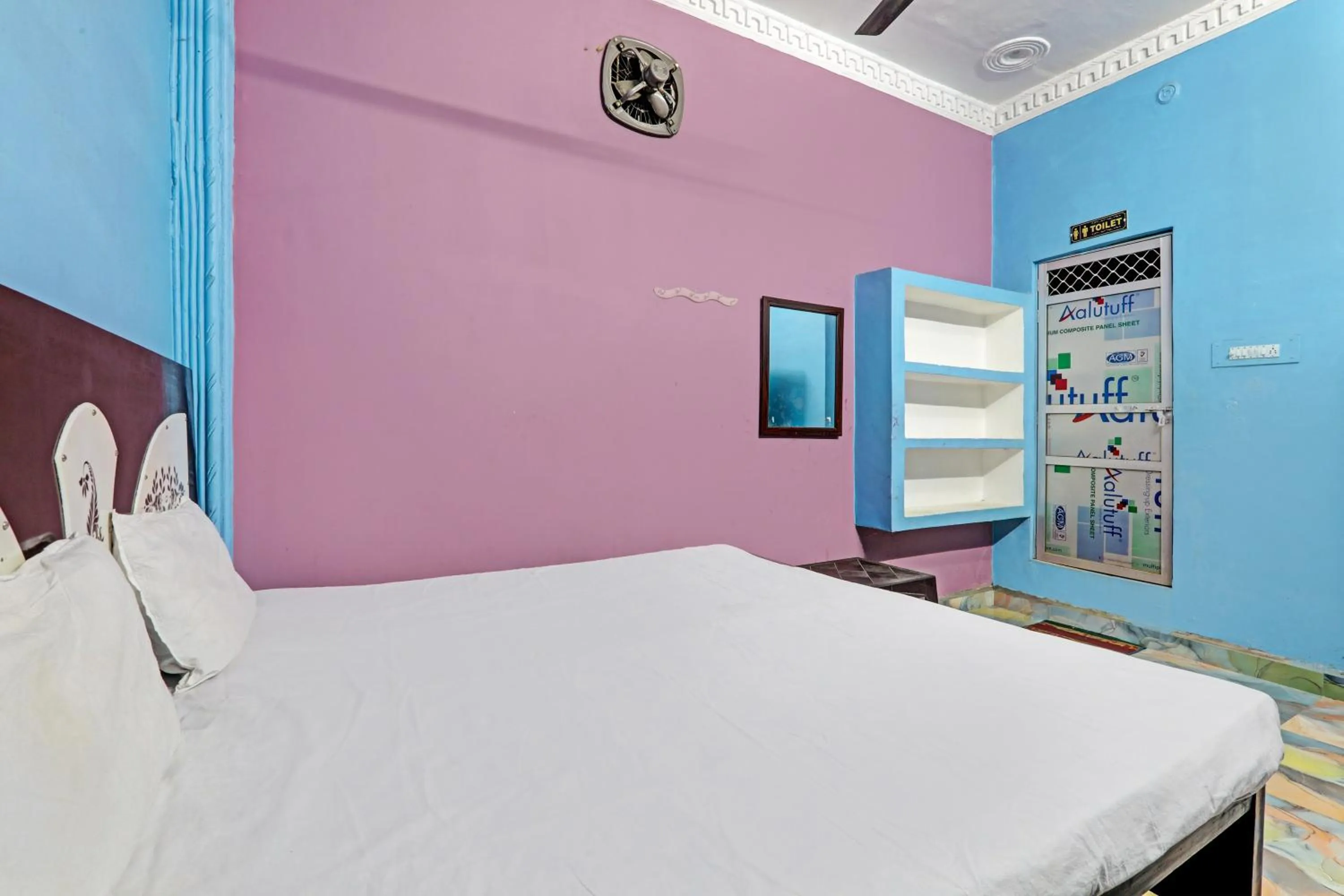 Bedroom, Bed in Hotel O Home Om marriage hall