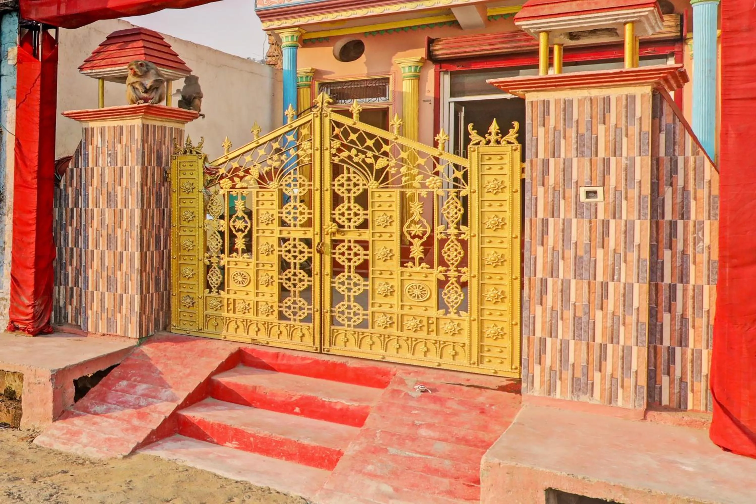 Facade/entrance in Hotel O Home Om marriage hall