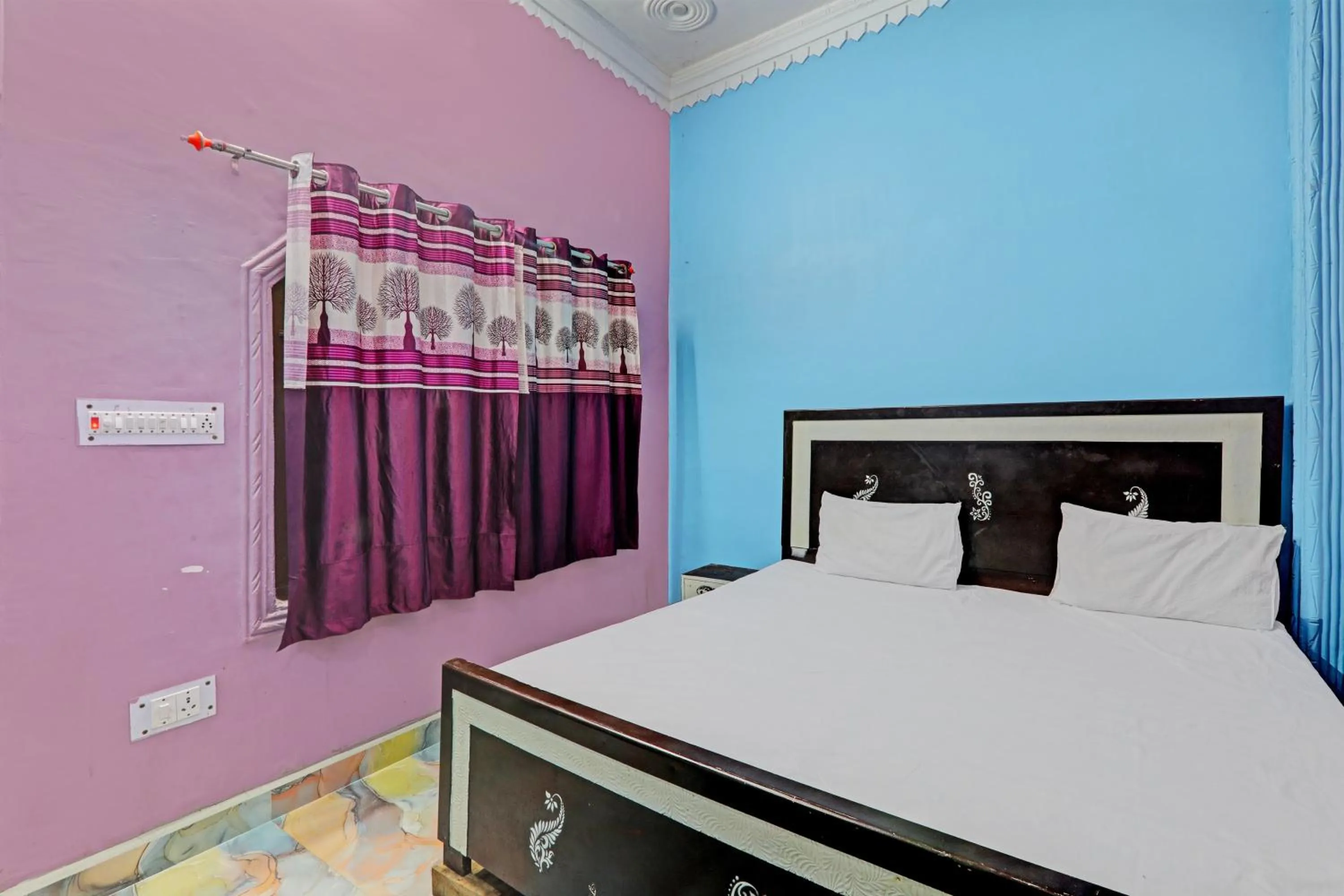 Bedroom, Bed in Hotel O Home Om marriage hall