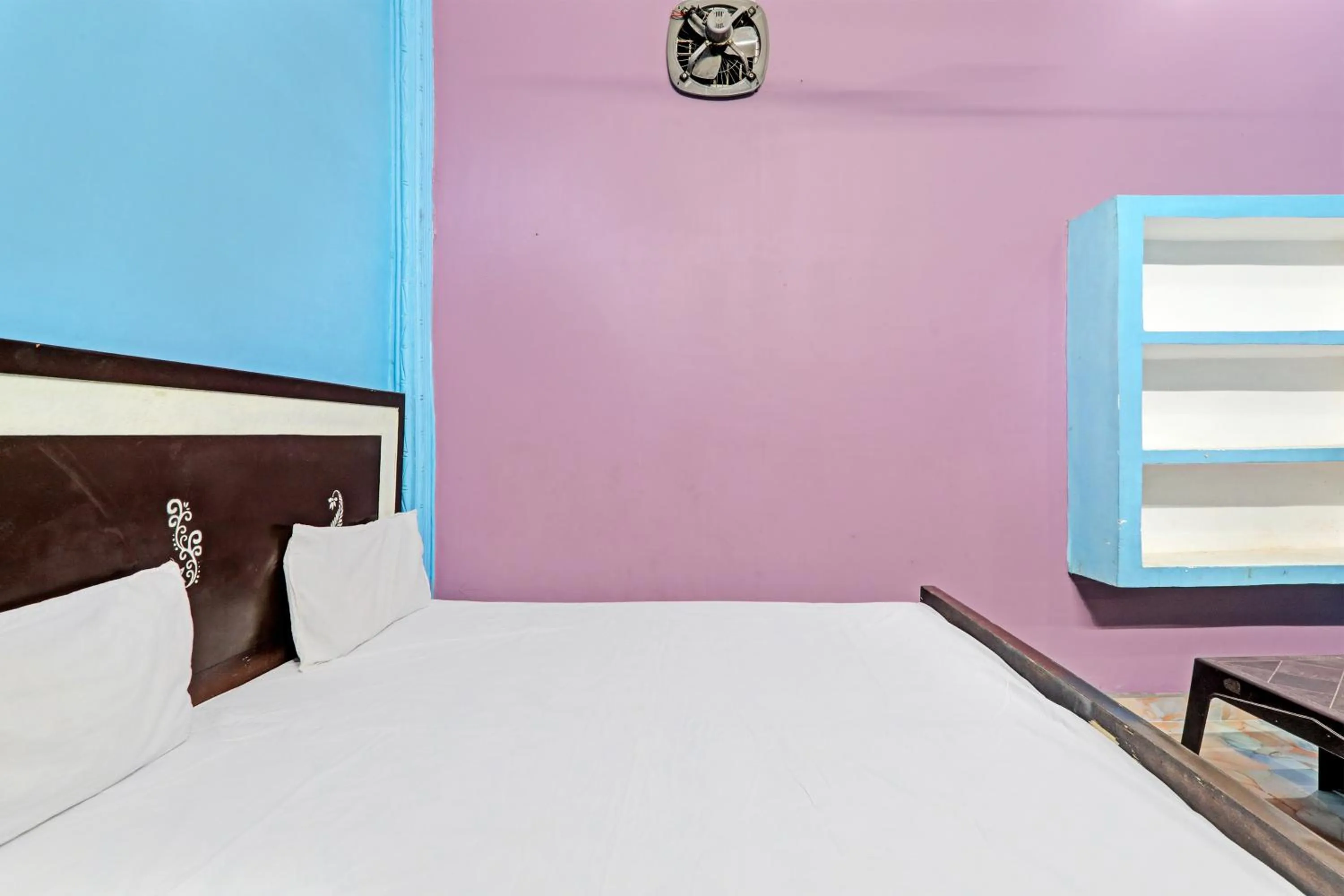 Bedroom, Bed in Hotel O Home Om marriage hall