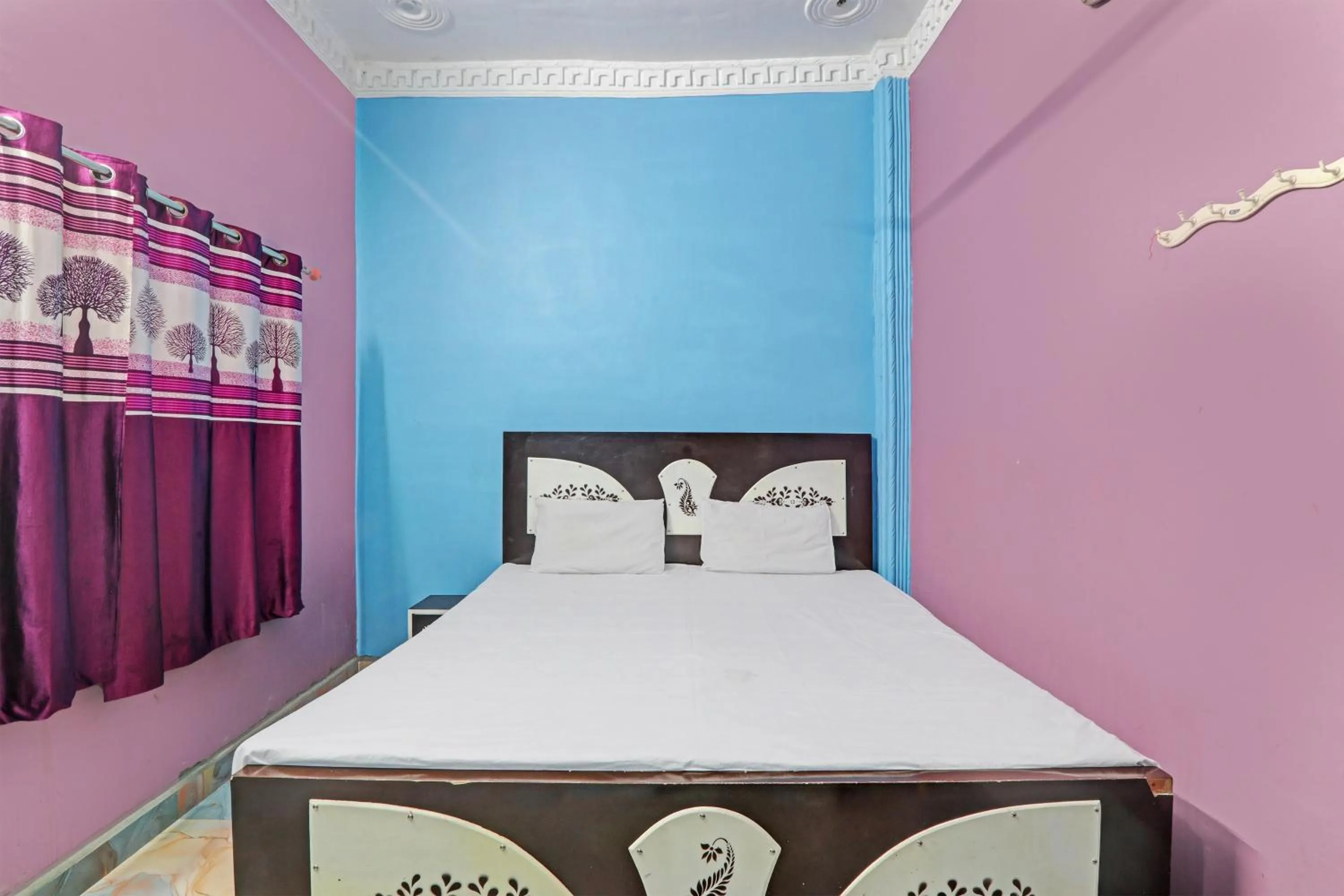 Bedroom, Bed in Hotel O Home Om marriage hall